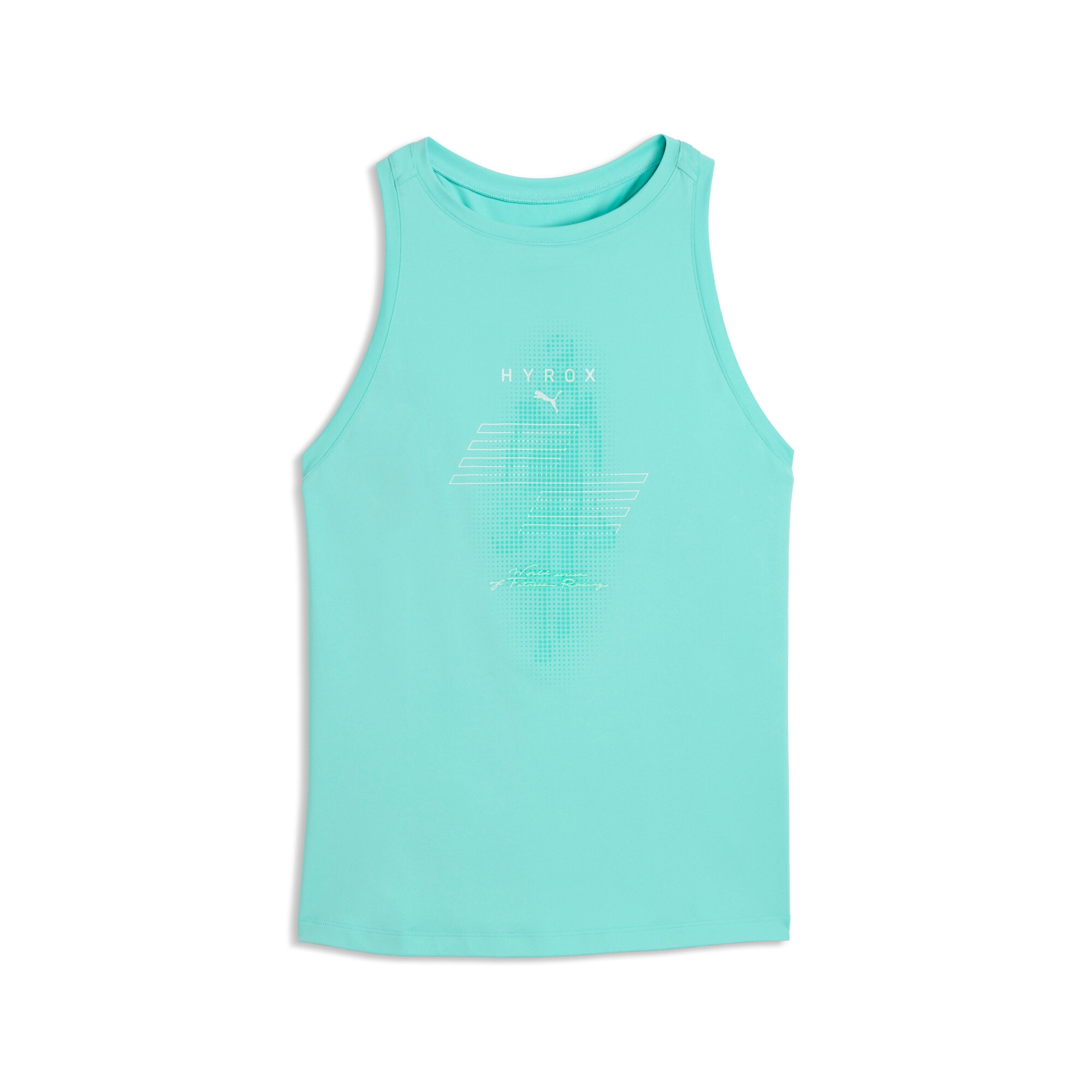 PUMA Tanktop "W X HYROX CLOUDSPUN RACERBACK TANK" mit Rundhalsausschnitt, ärmelloses Design, Regular Fit, normale Länge