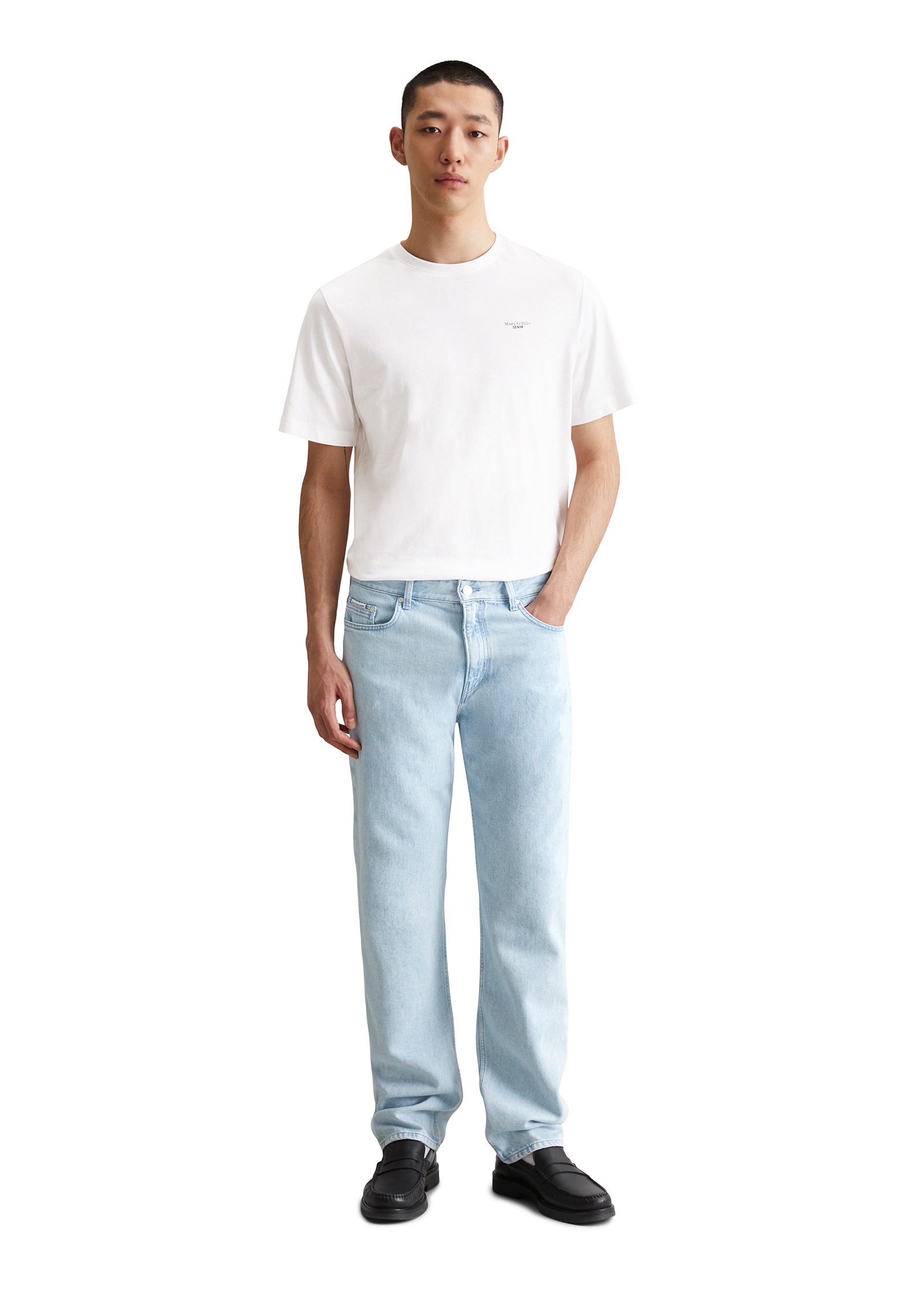 Marc O'Polo DENIM Straight-Jeans »made with Orange Fiber«