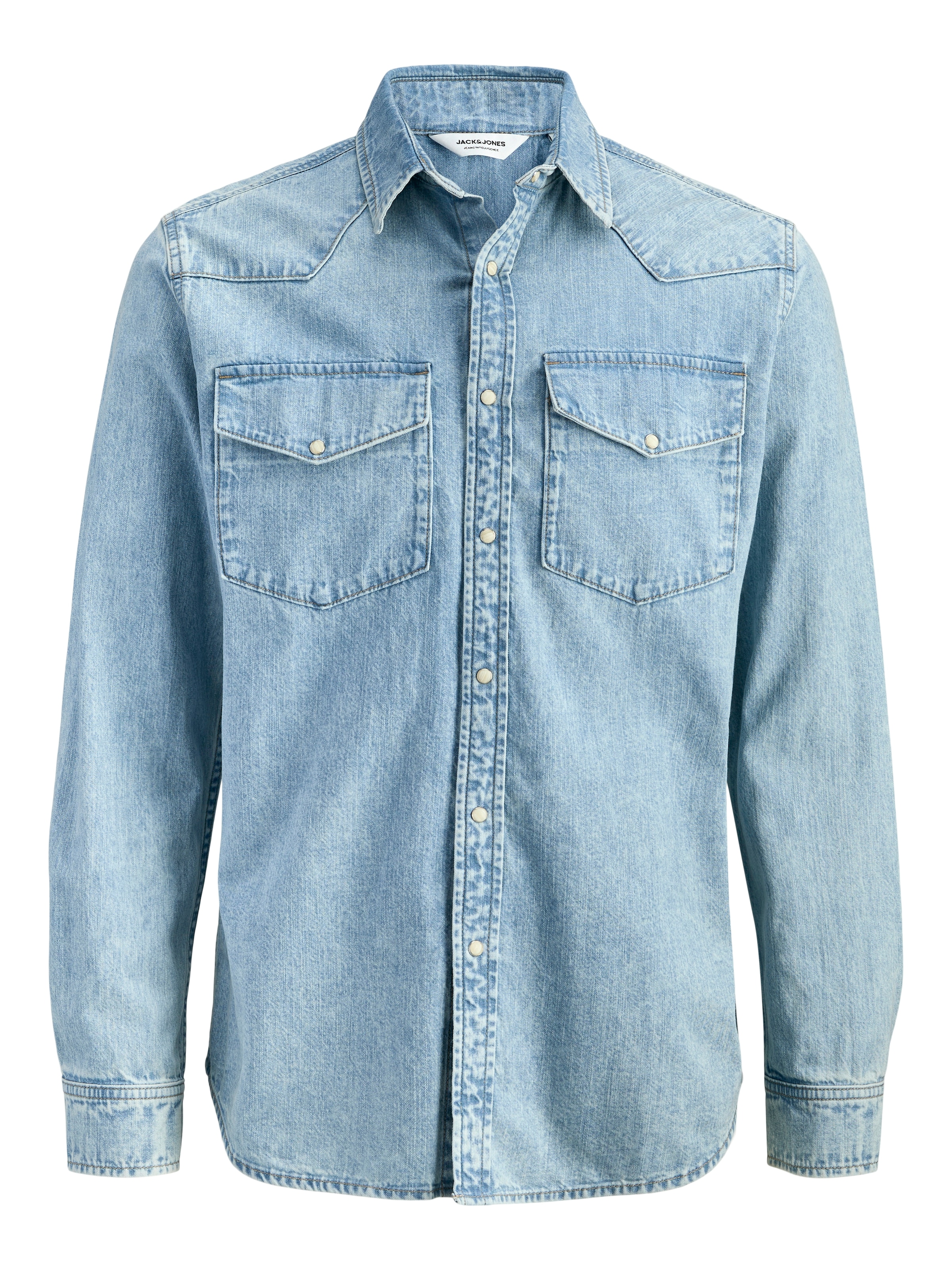 Jack & Jones Jeanshemd »JJEWESTERN JJSHIRT AT 187 NOOS« mit Brusttaschen