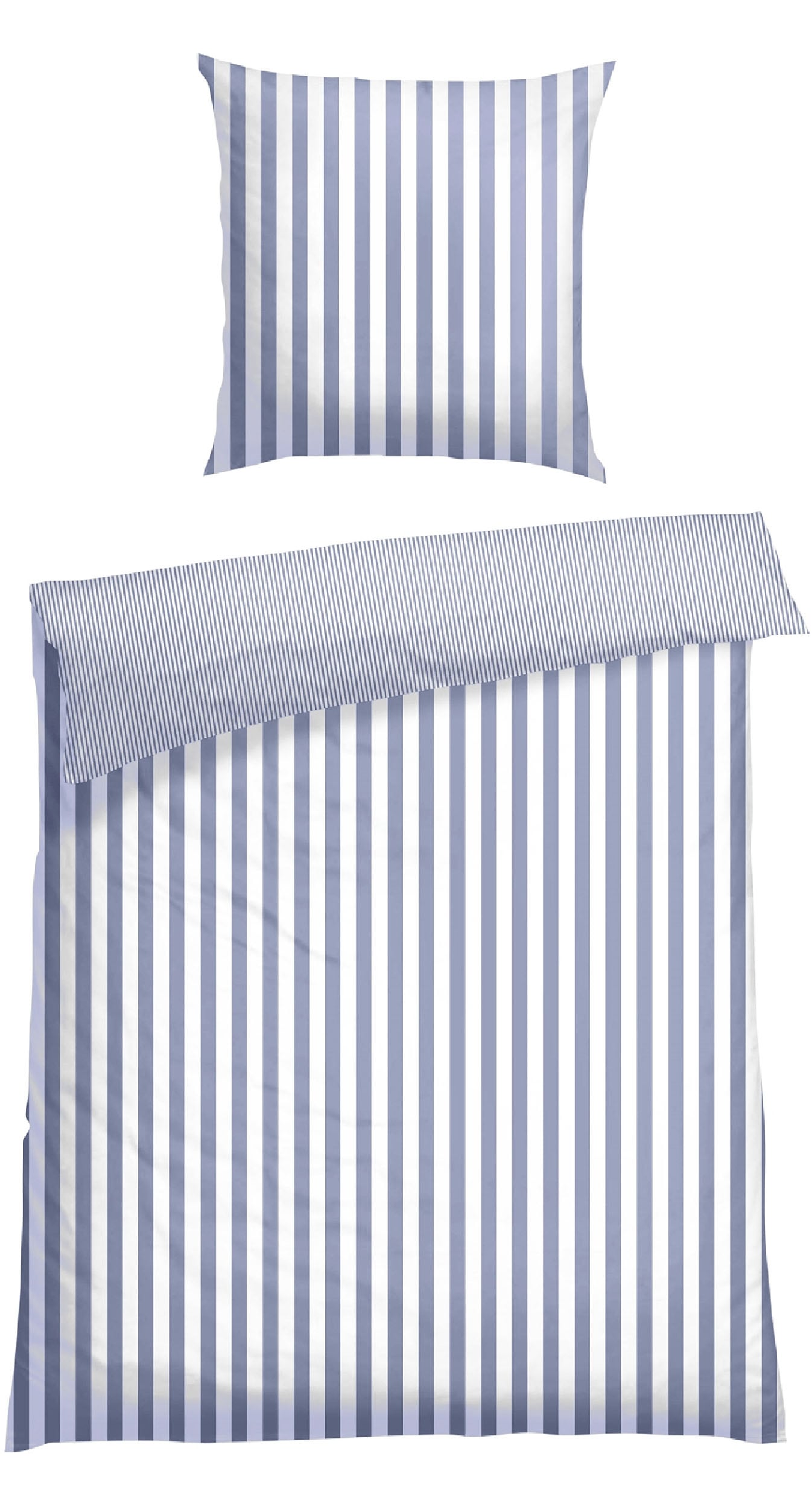 Schiesser Wendebettwäsche "Marie aus weicher Baumwolle und Streifen Allover günstig online kaufen