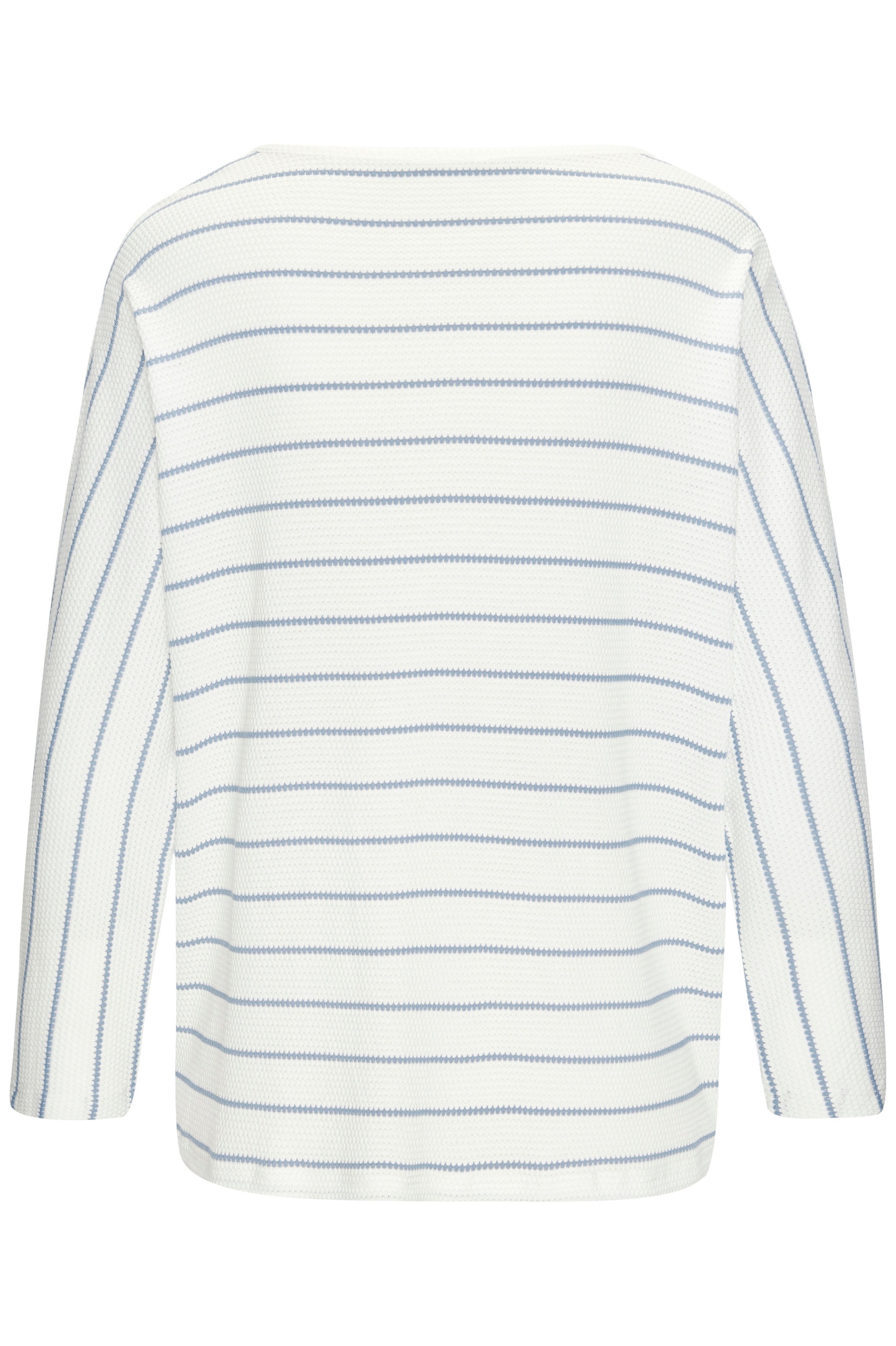 Vivance 3/4-Arm-Shirt »mit modischer Streifenstruktur«, aus pflegeleichter Baumwoll-Viskose-Qualität