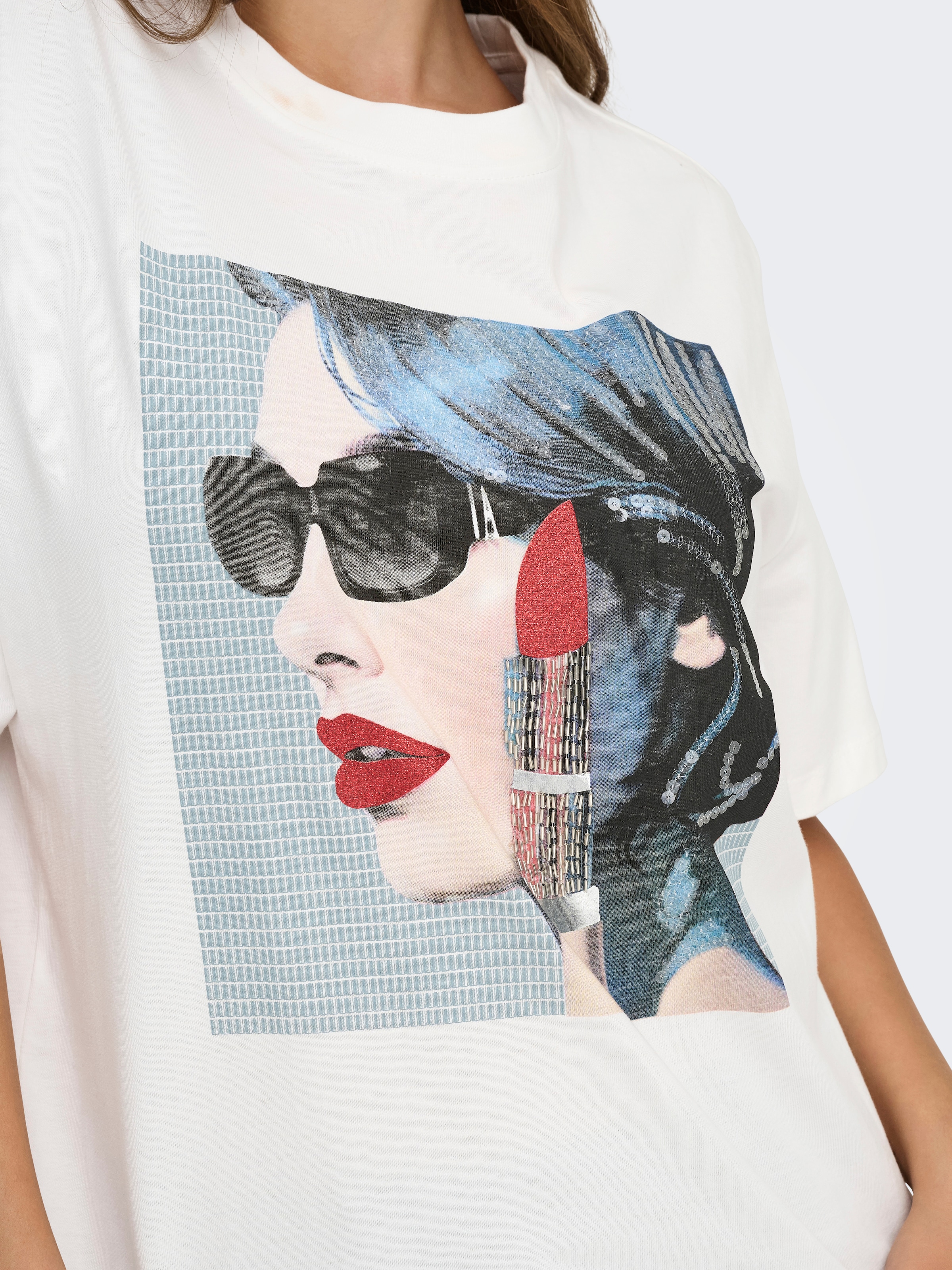 ONLY Kurzarmshirt »ONLSIFF S/S TOP BOX JRS«