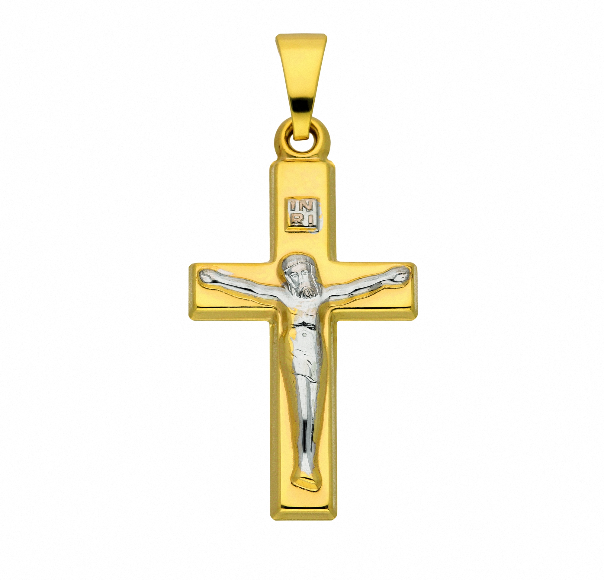 | Halskette Anhänger Kette bestellen Anhänger Korpus«, Set Kreuz - online Adelia´s mit mit Schmuckset BAUR »333 Gold