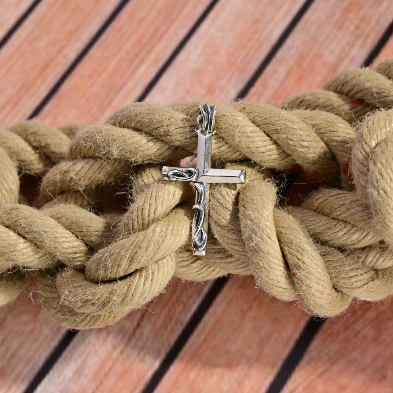 Adelia´s Kettenanhänger »modischer Kreuz Anhänger aus 925 Sterling Silber«