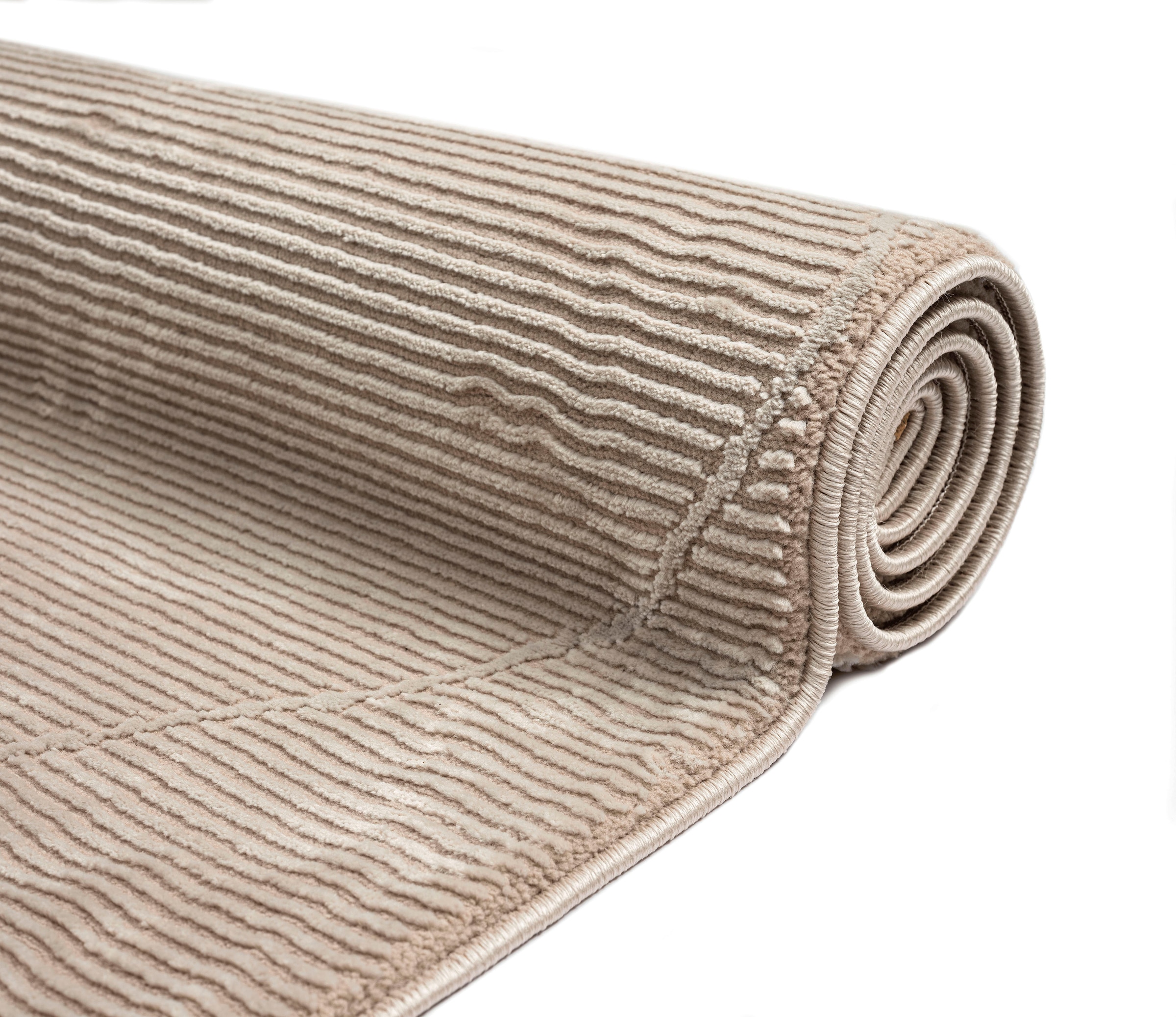merinos Teppich Polyester, kaufen Tief rechteckig, »Sign Hoch Raute, | Wohnzimmer Struktur, recyceltem BAUR 1903«, 100