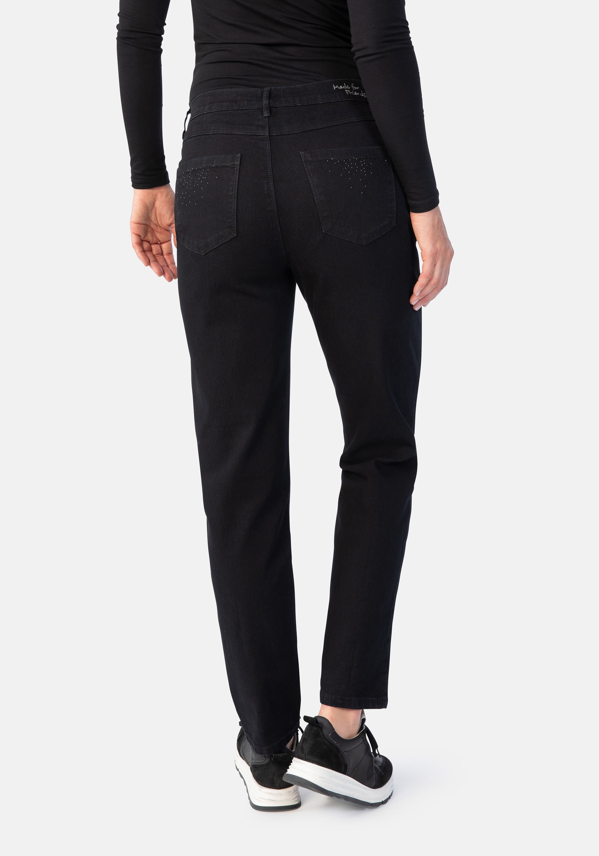 STOOKER WOMEN 5-Pocket-Jeans »Nizza Denim Tapered Fit«, Tapered Fit Casual Clean Wash Denim Jeans für Damen