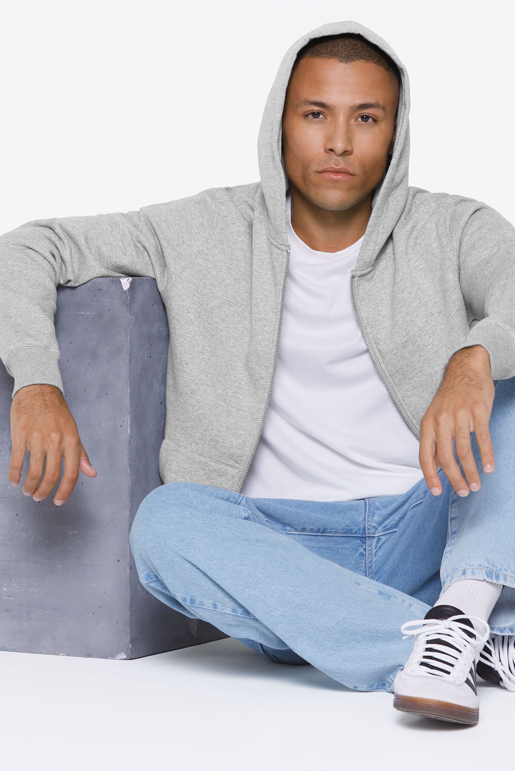 Harlem Soul Kapuzensweatjacke, mit Baumwolle