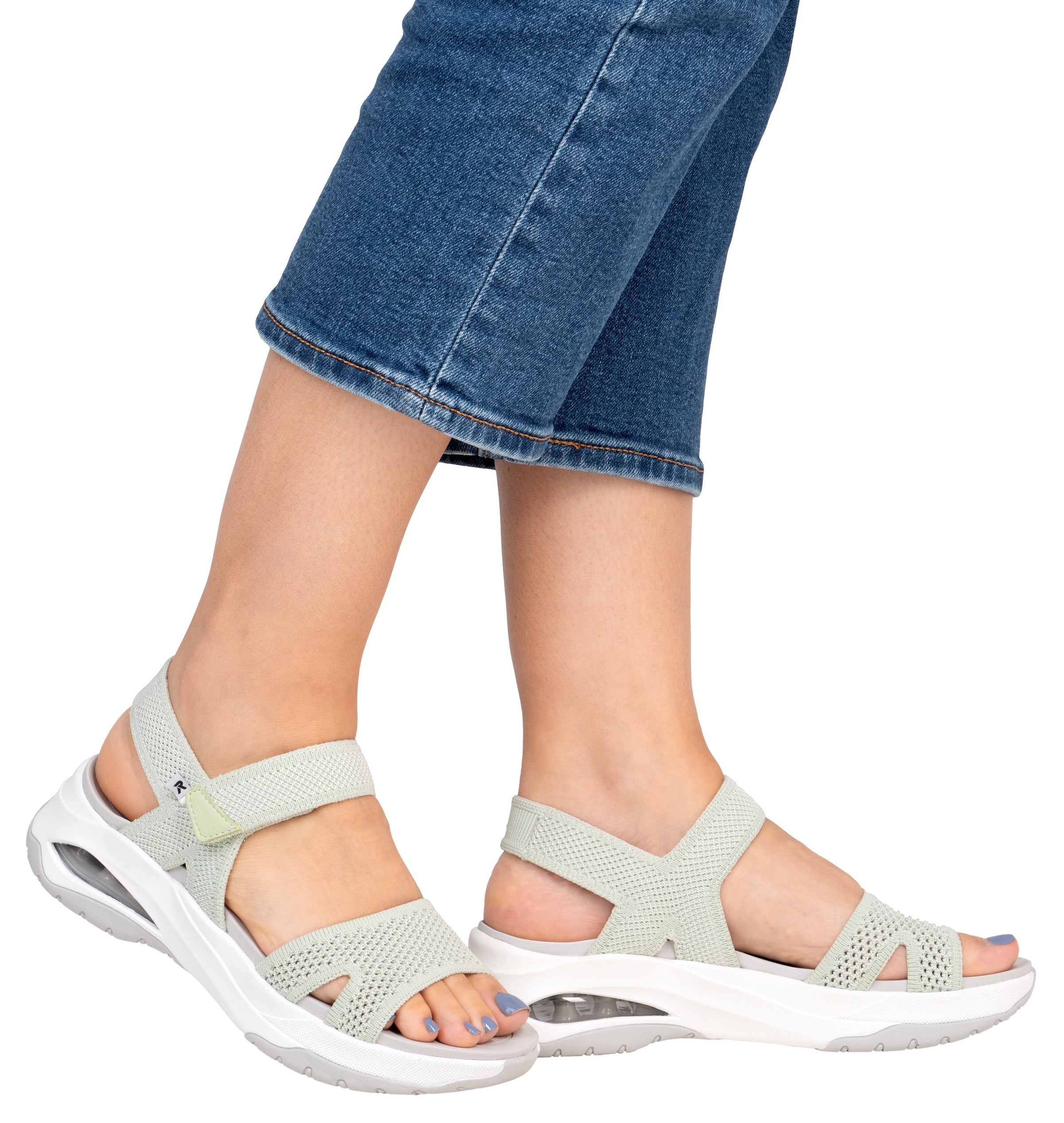RIEKER Sport Sandale »Byron Bay«, Sport-Sandale, Sommerschuh, Outdoorsandale mit weichem Fußbett