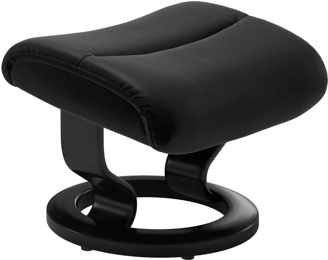 Stressless® Relaxsessel »View«, (Set, Relaxsessel mit Hocker), mit Classic Base, Größe M,Gestell Schwarz