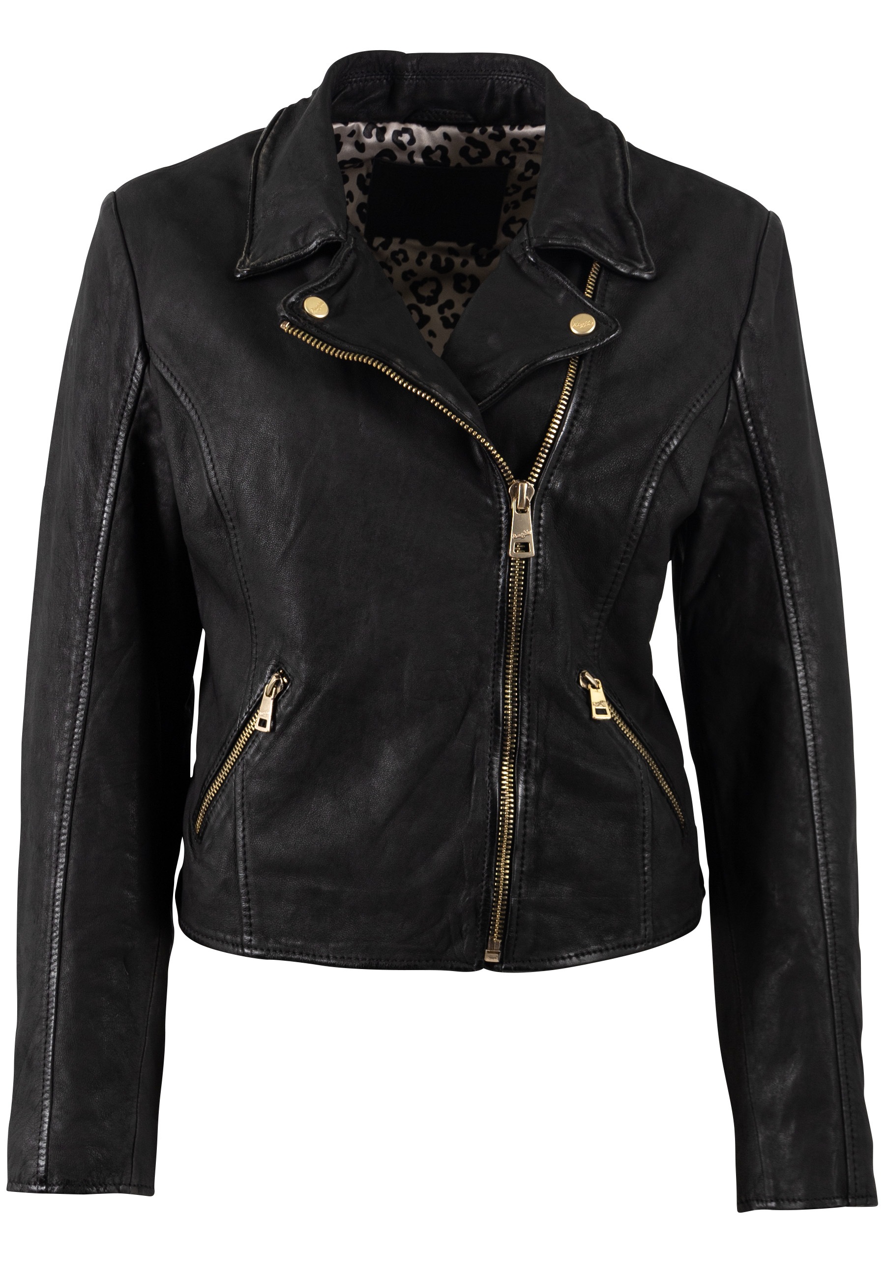 Mauritius Lederjacke »MWInessa«, mit Reverskragen