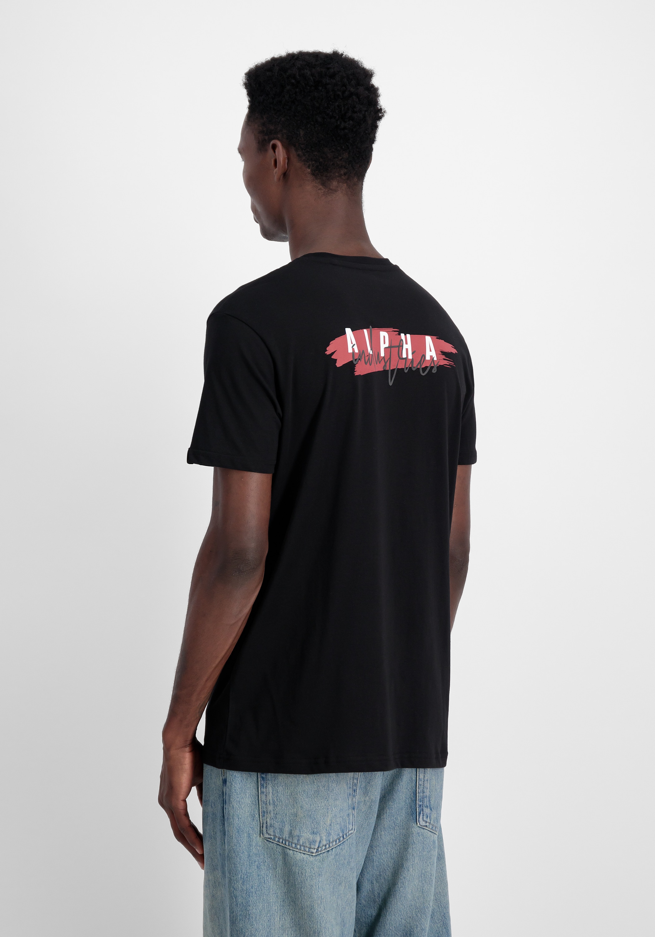 Alpha Industries T-Shirt »Alpha Industries Men - T-Shirts Signature Puff Print BP T«