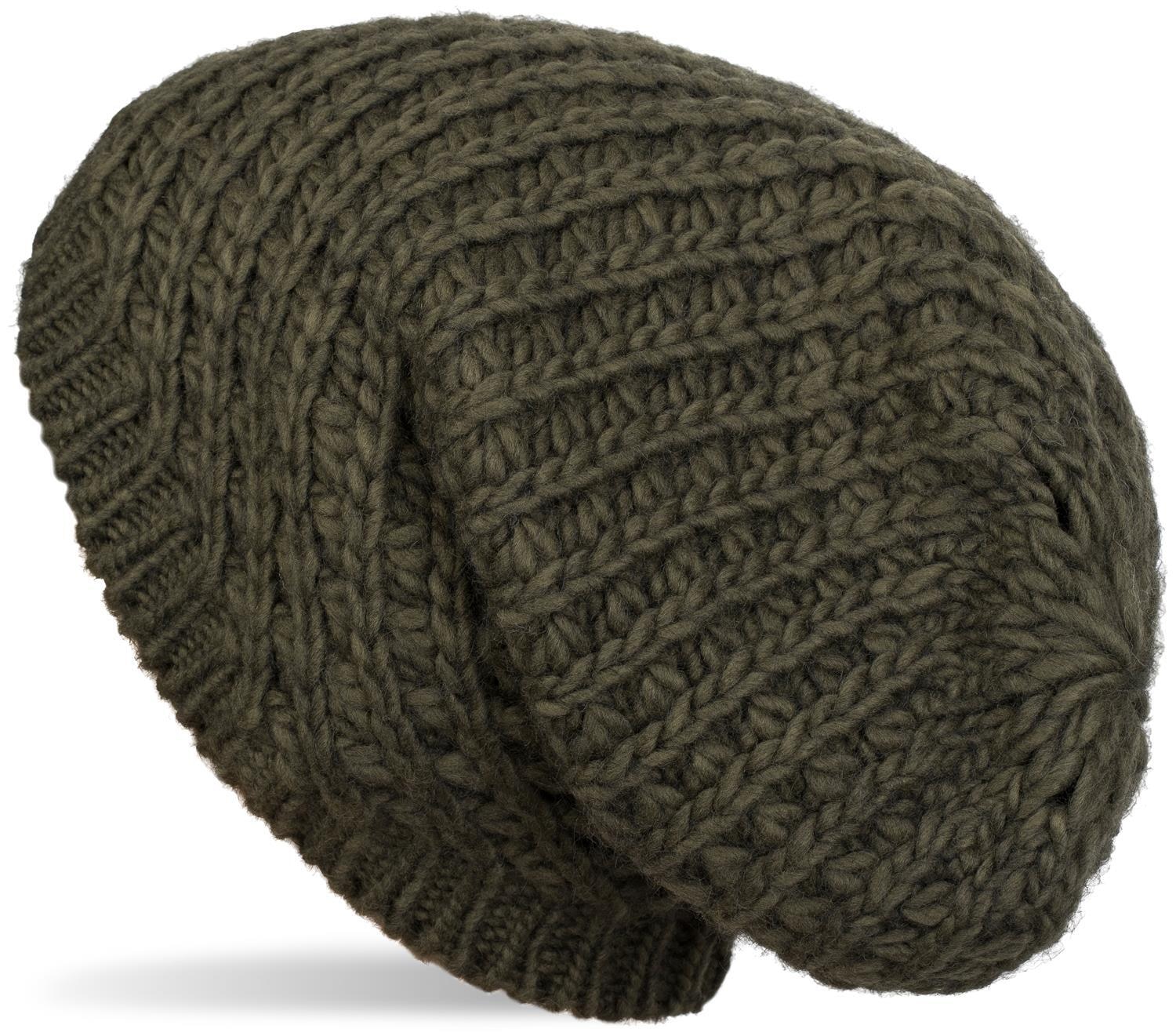 styleBREAKER Strickmütze "Grobstrick Beanie Mütze" 1 Stk.