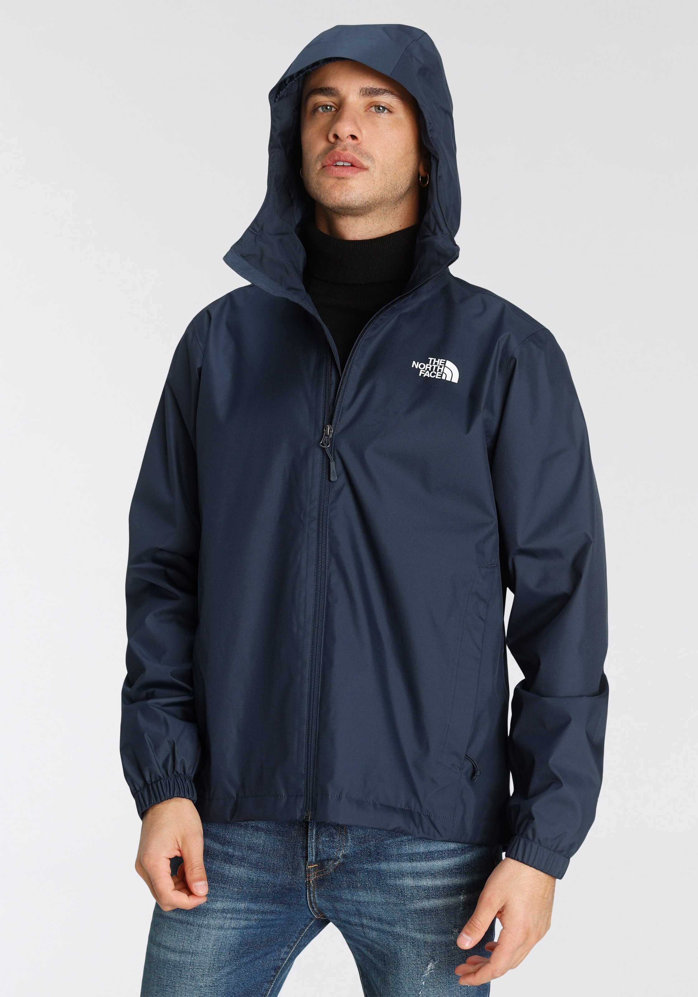 The North Face Regenjacke "MEN´S QUEST JACKET", mit Kapuze, Atmungsaktiv, w günstig online kaufen