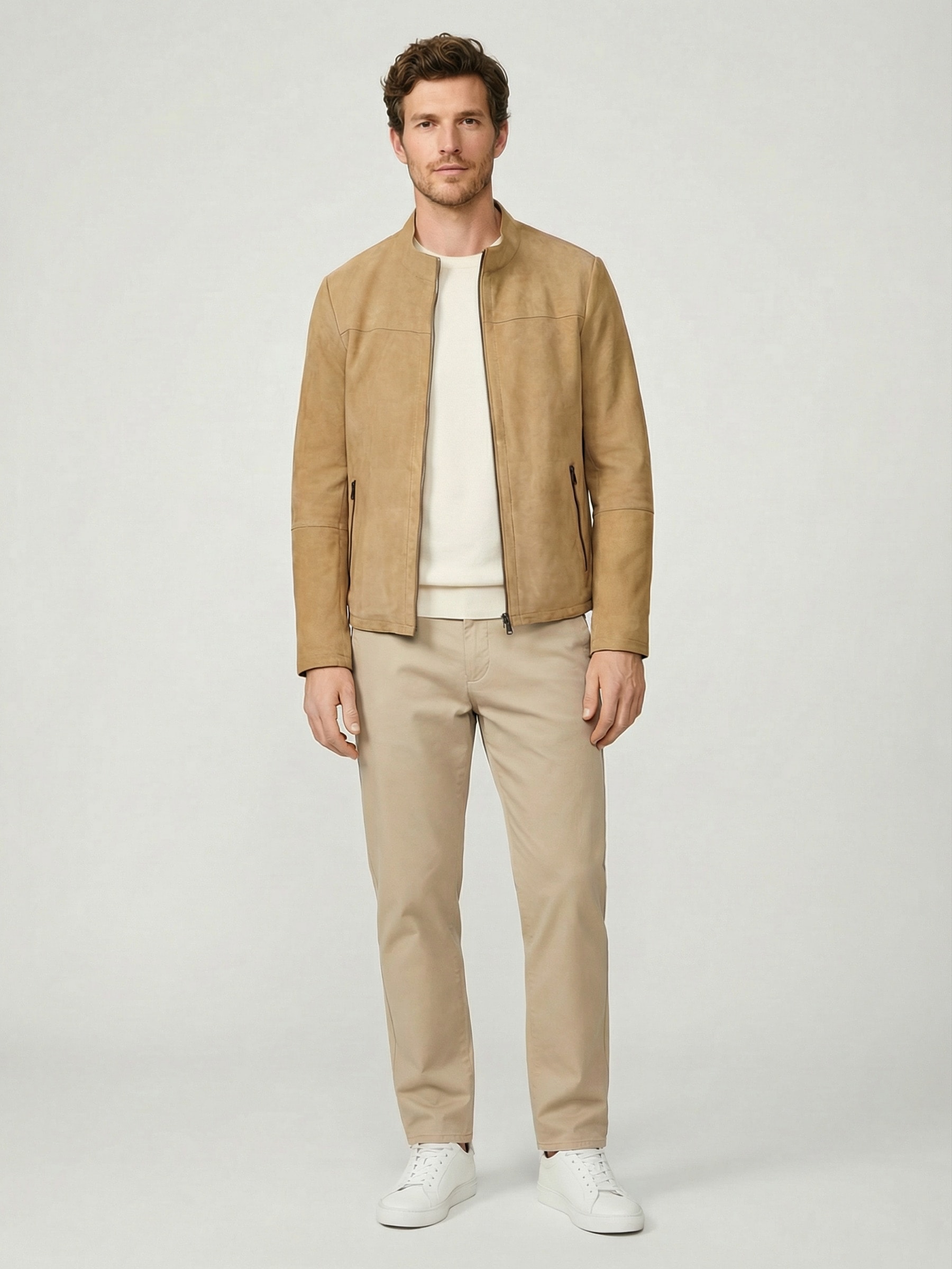RICANO Blouson "Lederjacke Tomaso" Handgefertigt aus echtem Leder