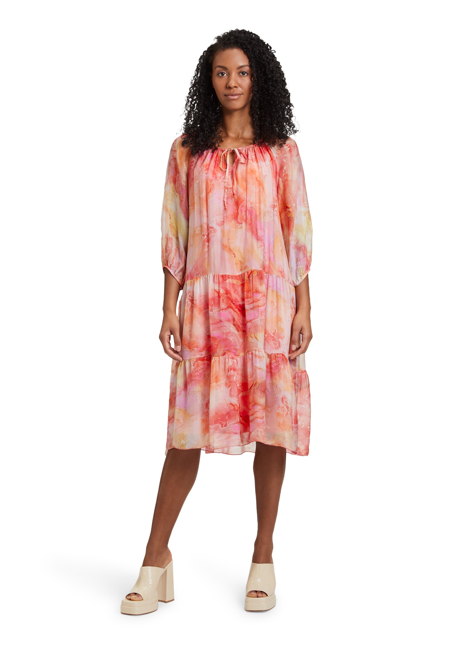 Cartoon Sommerkleid "Damen Sommerkleid mit Print" Ohne Tasche Druck günstig online kaufen
