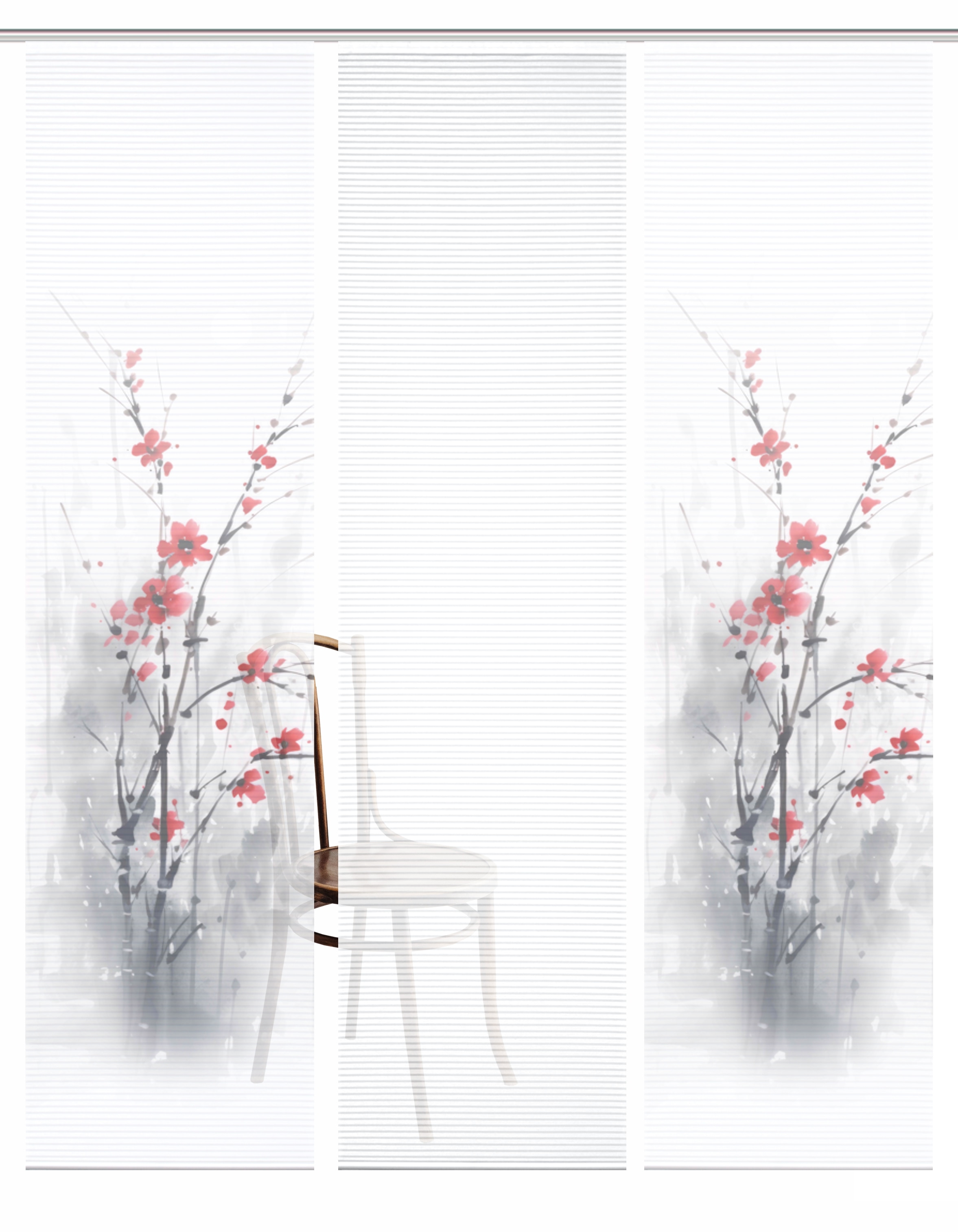 HOME in green Schiebegardine "BELMIRA" Paneelwagen 3 Stk. tlg. SET DIGITALD günstig online kaufen