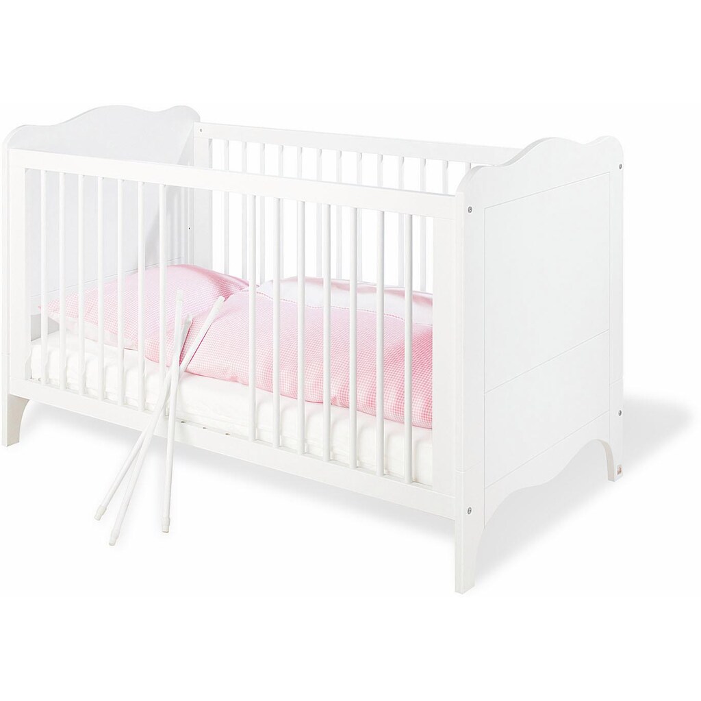 Pinolino® Babymöbel-Set »Fleur«, (Spar-Set, 2 St.), breit; mit Kinderbett und Wickelkommode