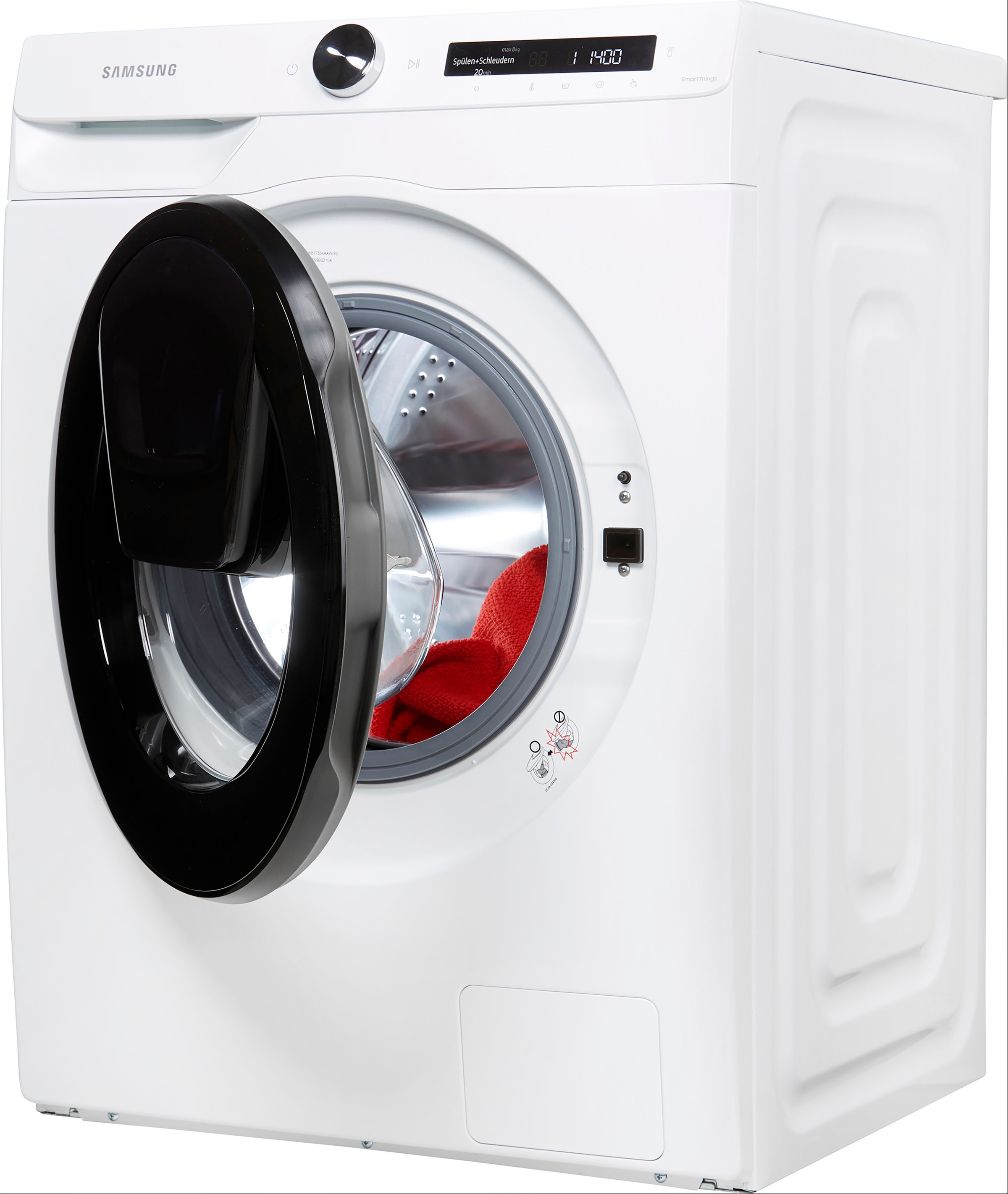 Samsung Waschmaschine »WW81T554AAW«, WW5500T, WW81T554AAW, U/min, BAUR 8 1400 kg, | AddWash™