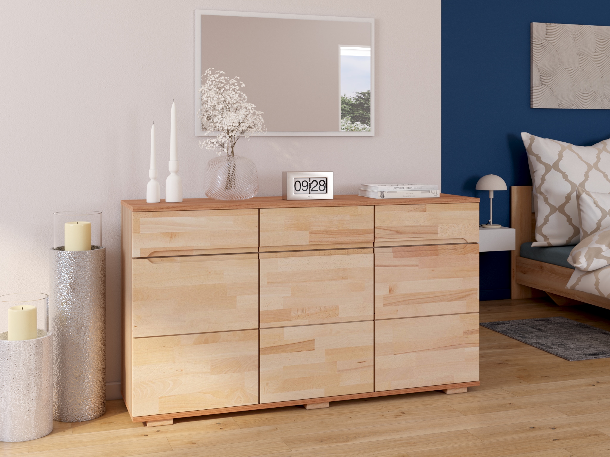 my home Teppich »Hamsa« rechteckig 9 mm Höhe dezenter Glanz, Schrumpf-Garn-Effekt, im Vintage-Look, dichte Qualität