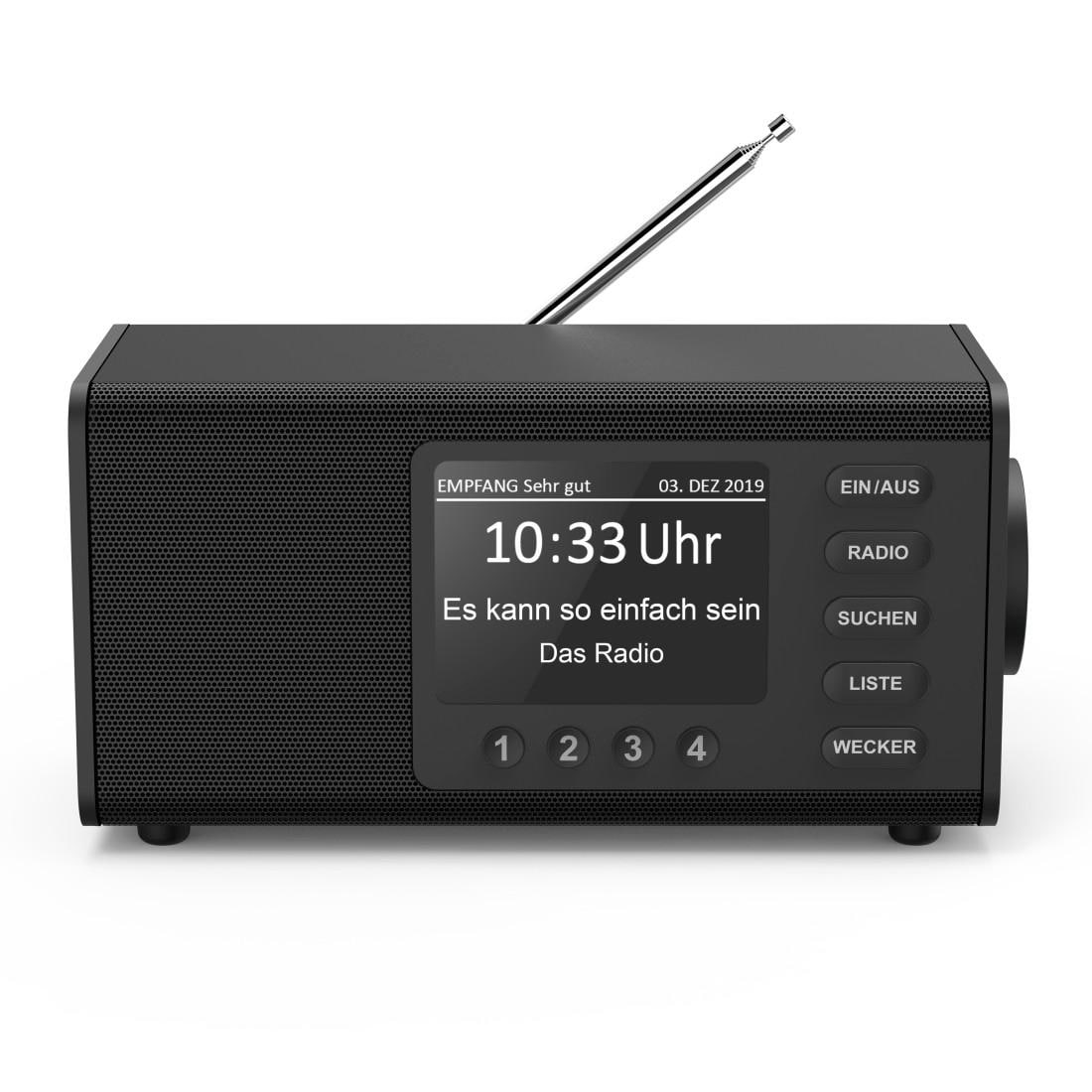 | Digitalradio W) Internetradio«, FM/DAB/DAB+, BAUR Hama »Digitalradio (DAB+) Schwarz (5 \