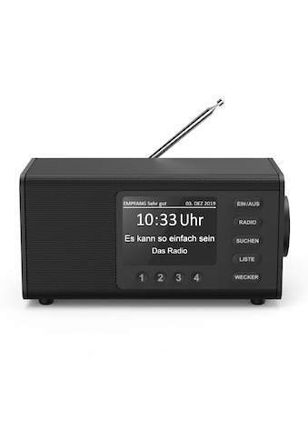 Hama Digitalradio (DAB+) »Digitalradio "DR1000DE", FM/DAB/DAB+, Schwarz... kaufen