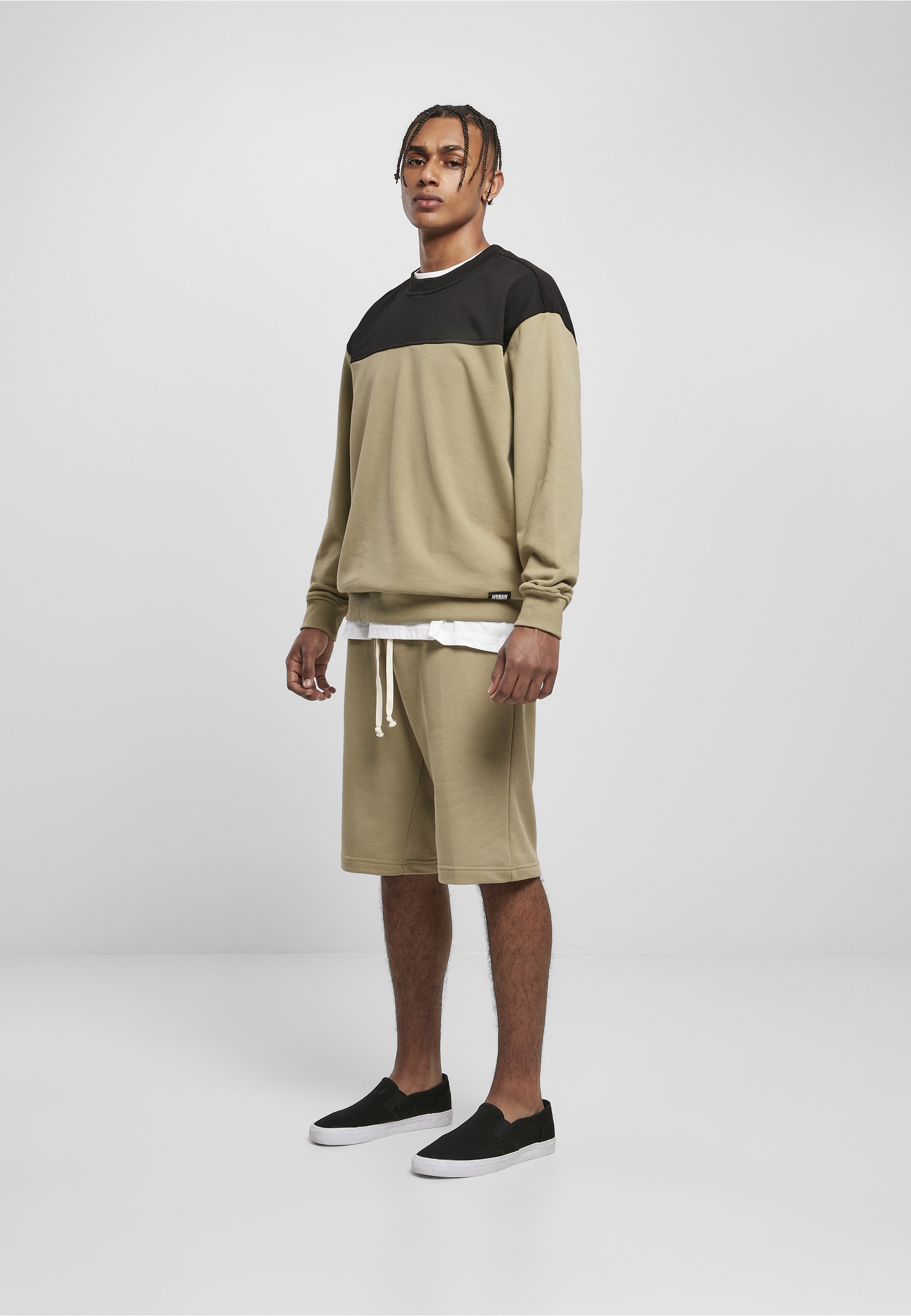 URBAN CLASSICS Sweatshirt »Urban Classics Herren Upper Block Crewneck«, 1

