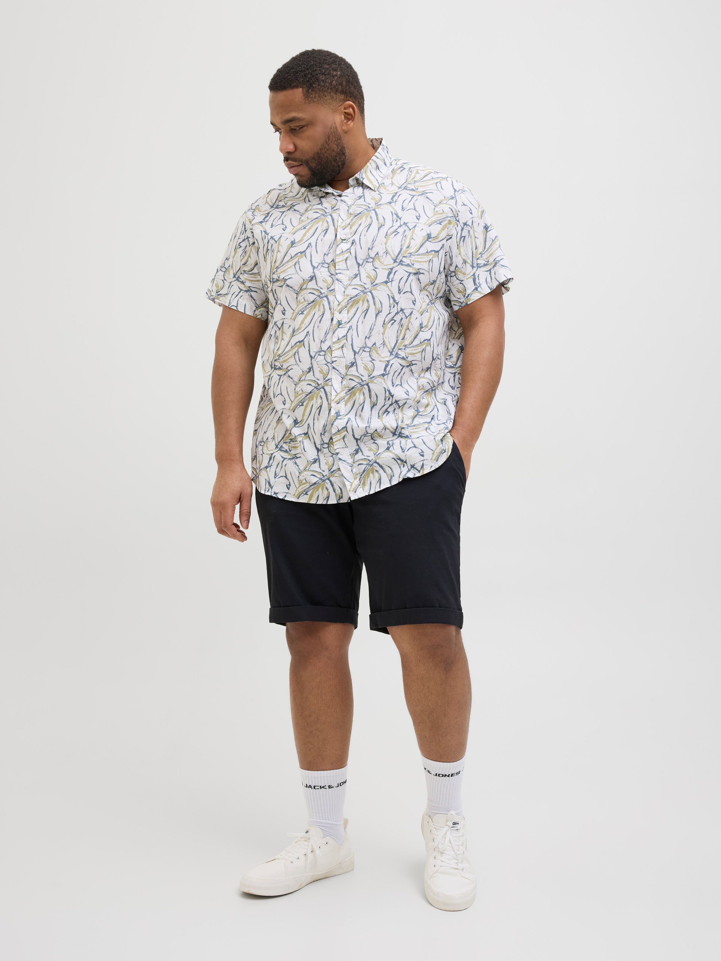 Jack & Jones PlusSize Chinoshorts »JPSTDAVE JJCHINO SHORTS SN AKM PLS«