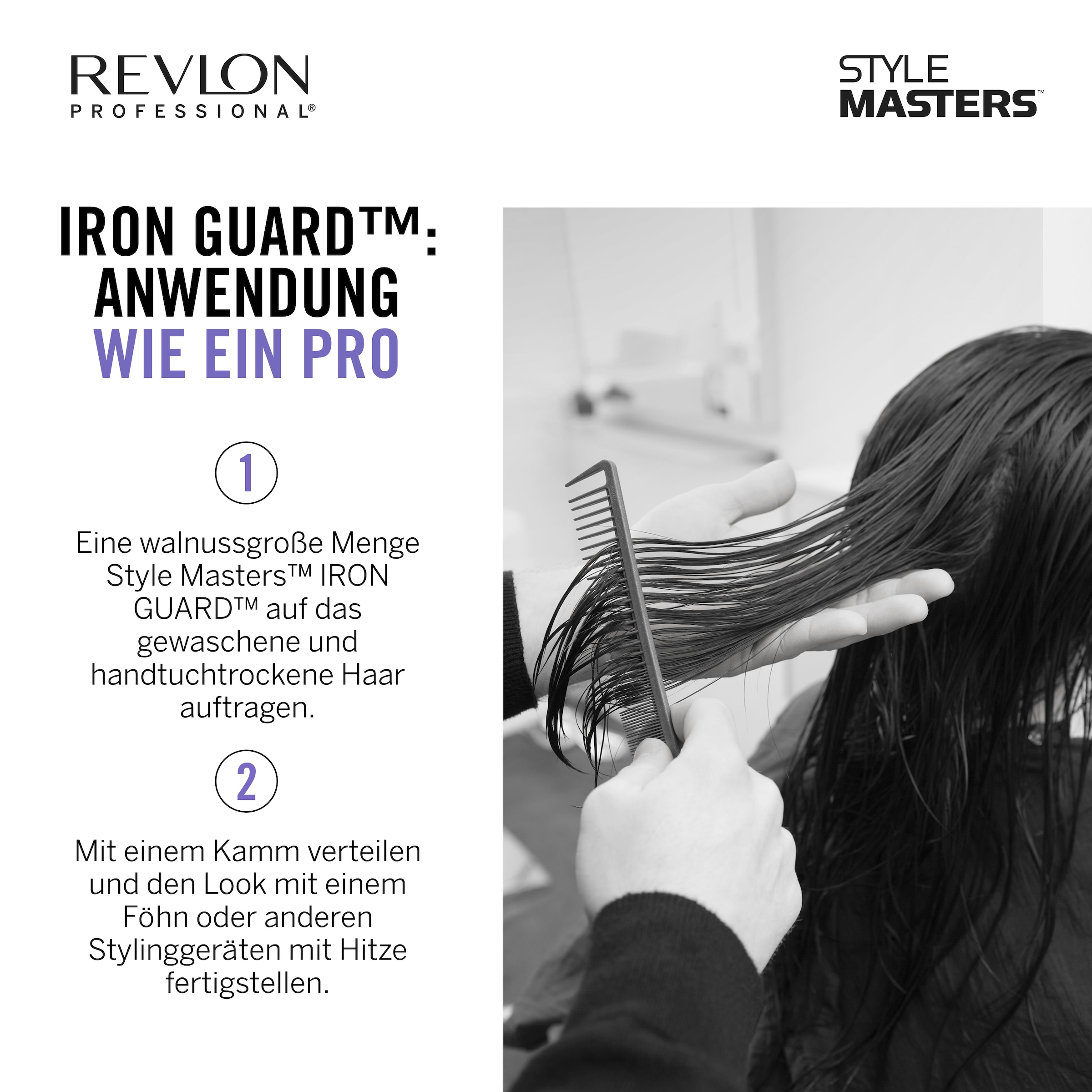 REVLON PROFESSIONAL Haarbalsam »Revlon SM™ Smooth Control Iron Guard 150 ml« Pflege für widerspenstiges Haar