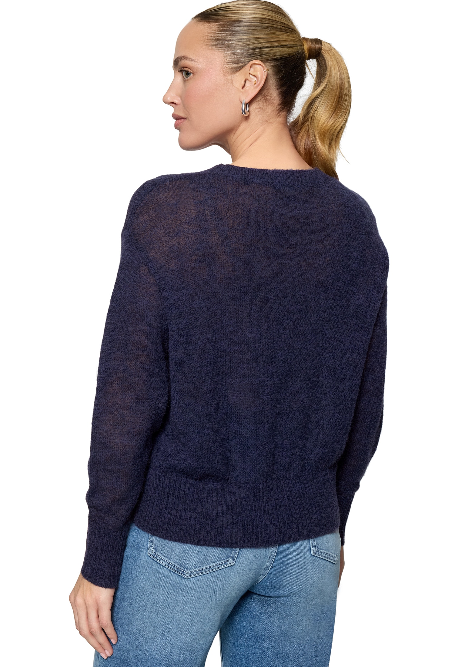 Zero Strickpullover »Damen mit Alpakawolle« 1 tlg. Plain/ohne Details