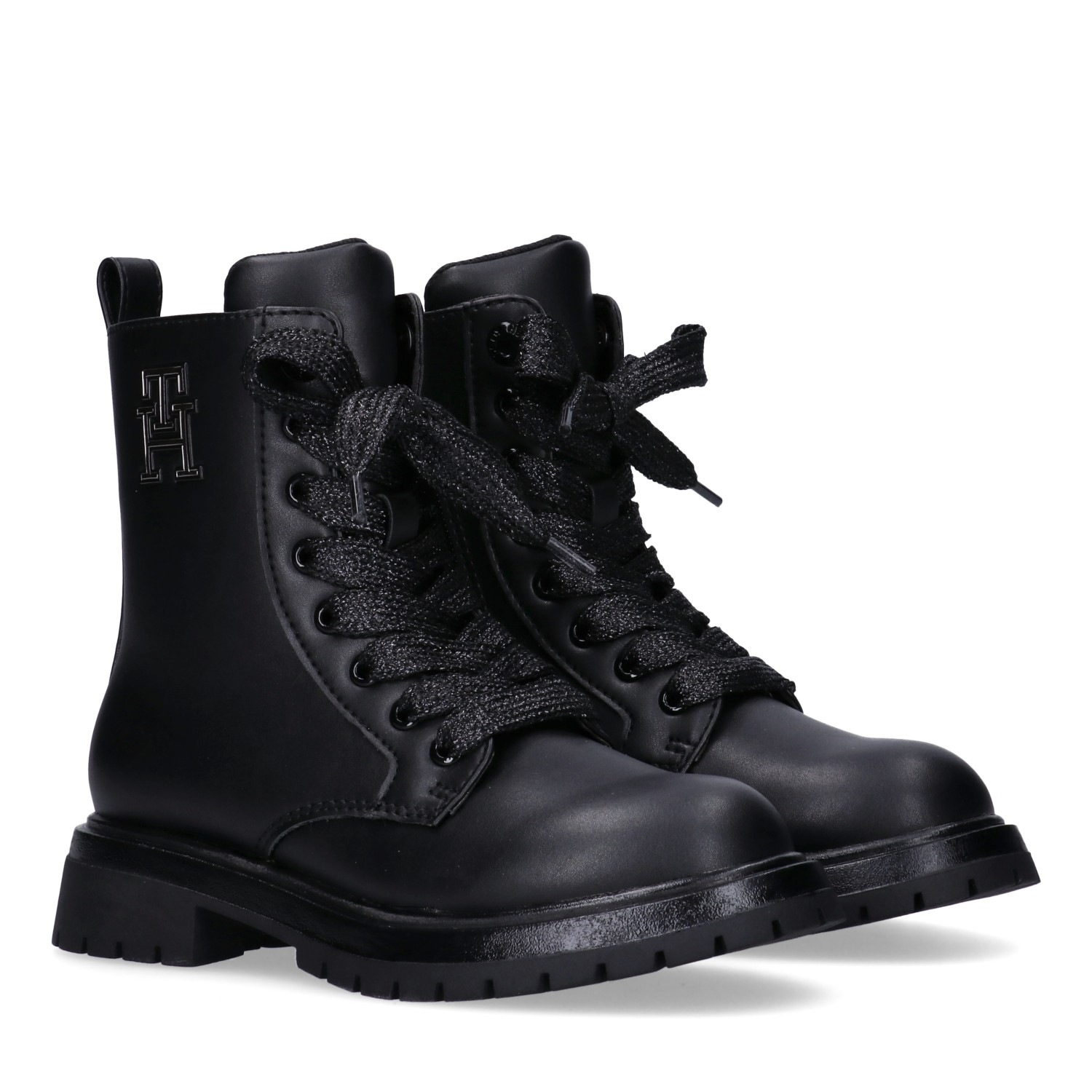 Tommy Hilfiger Schnürboots Chunky Boots mit modischen Schnürsenkeln günstig online kaufen