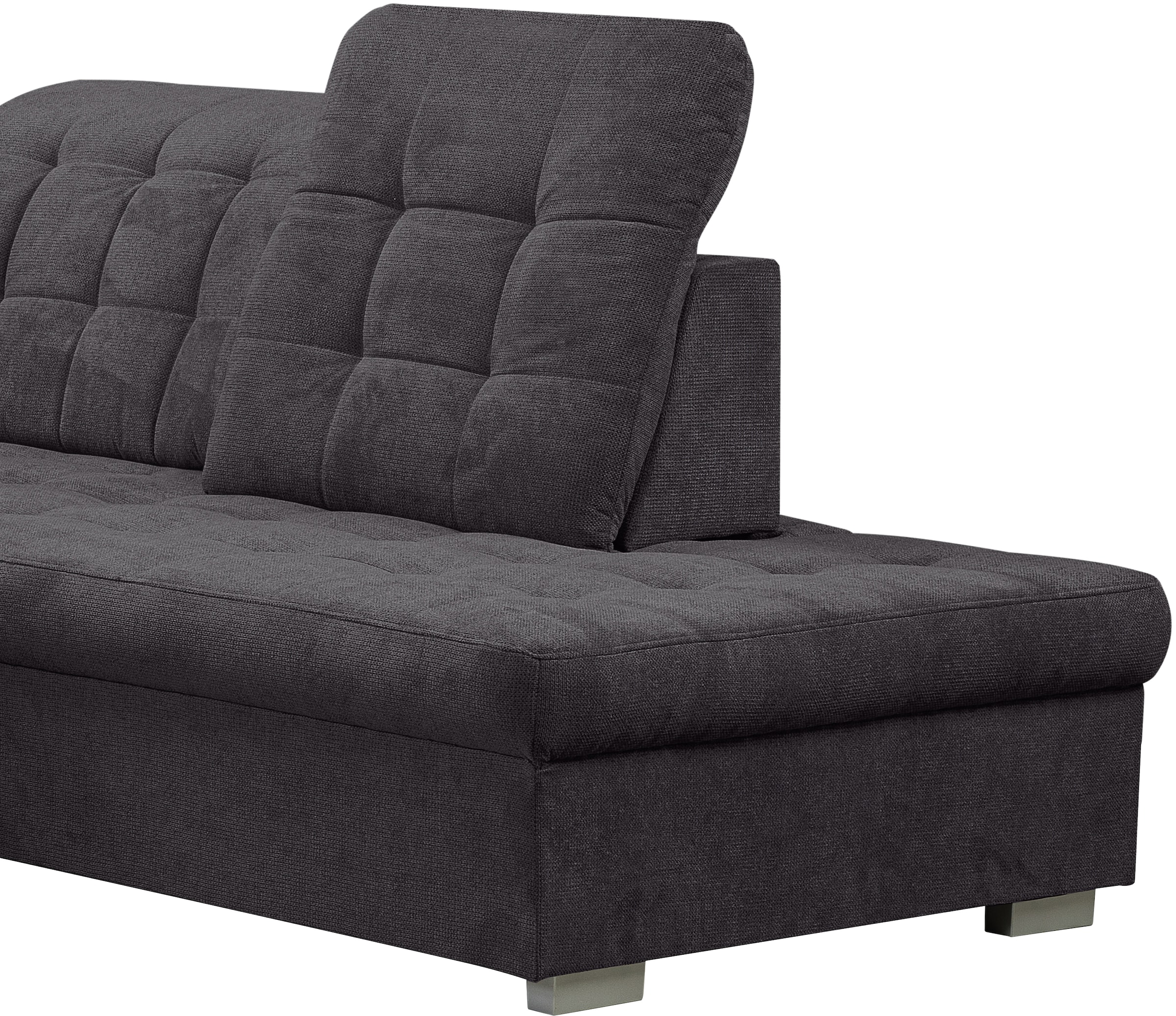 WERK2 Wohnlandschaft »Kordula-New Multifunktion Couch, Breite 332cm, U-Form«, Sofa in U-Form mit Schlaffunktion & Bettkasten, Schlafcouch