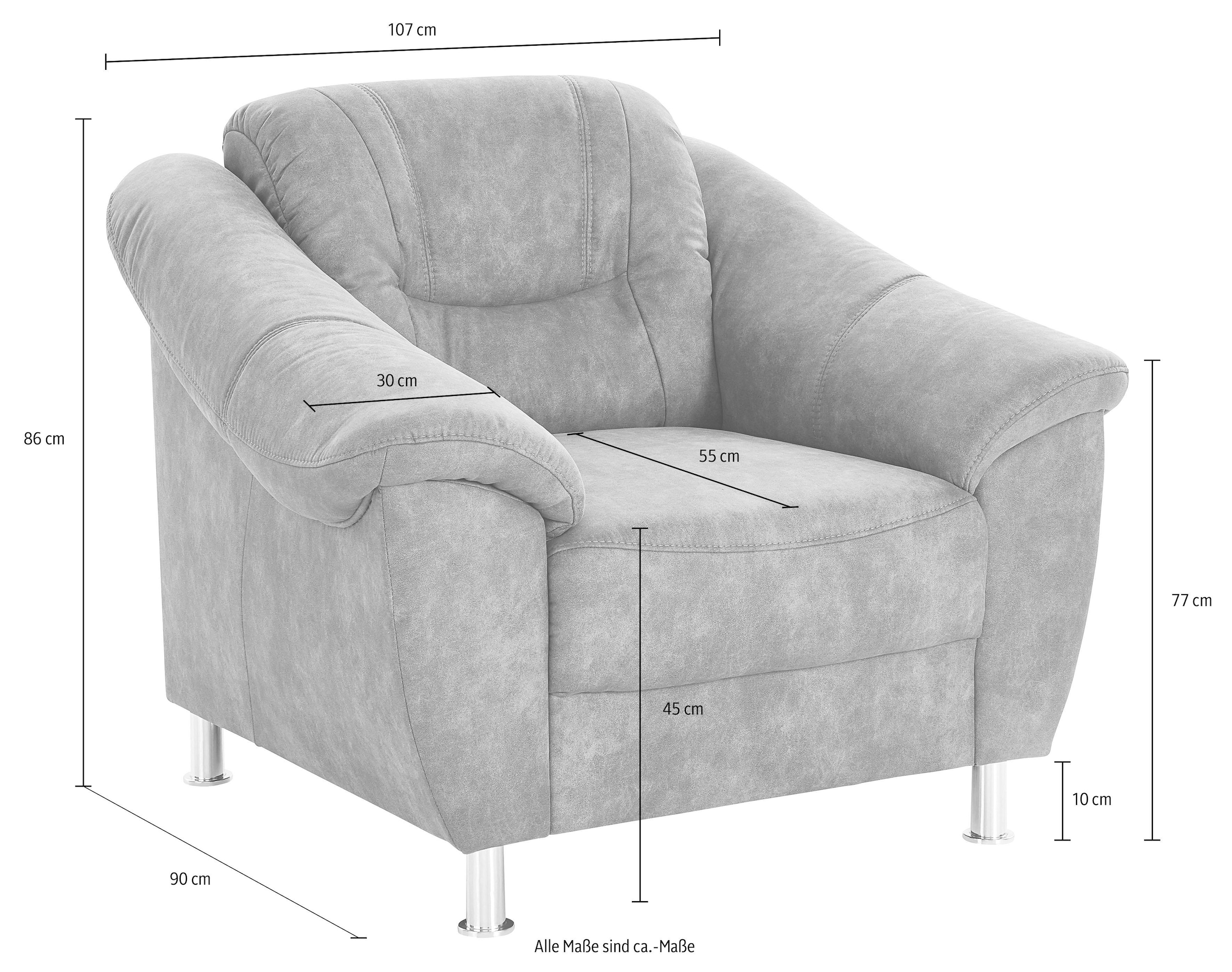 sit&more Sessel »Salsa« mit Federkern