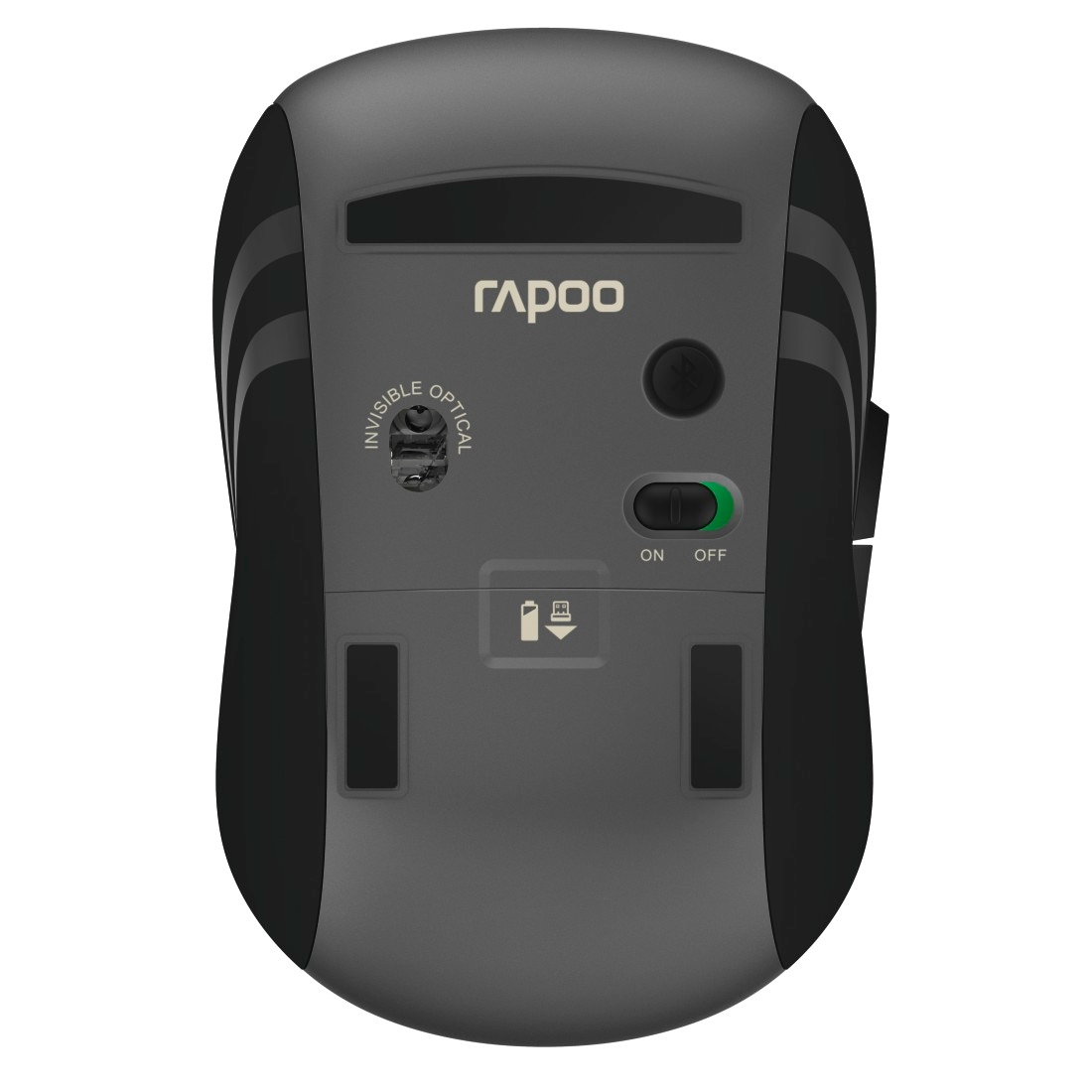 Rapoo Maus »MT350 kabellose Maus, Bluetooth, 2.4 GHz, 1600 DPI, Schwarz«, Bluetooth