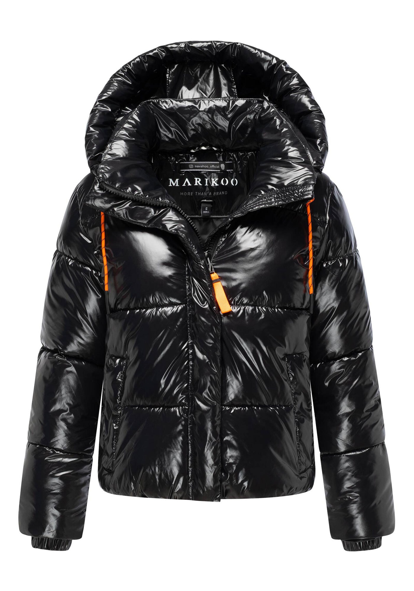 Marikoo Winterjacke »Skyraa«, Leicht glänzendes Obermaterial mit moderner Steppung