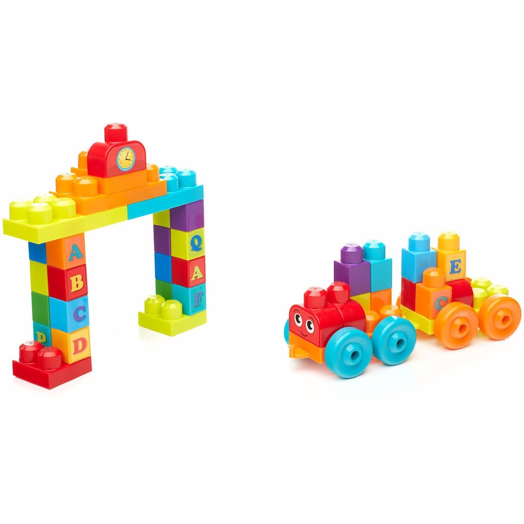 MEGA BLOKS Spielbausteine »Mega Bloks ABC Lernzug«, (60 St.)