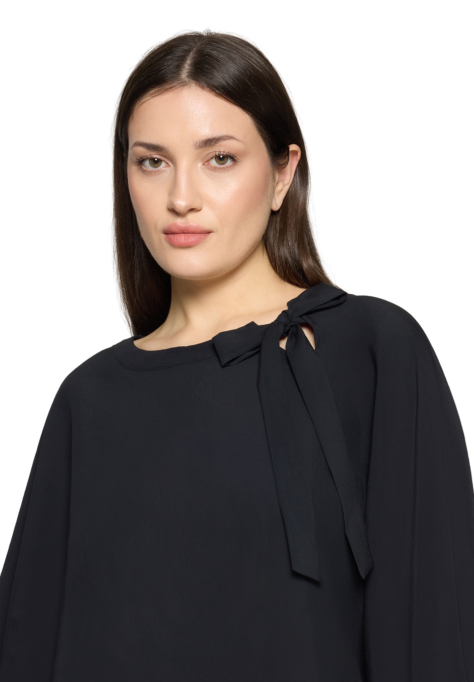 Cartoon Schlupfbluse »Damen mit Schleifenknoten«