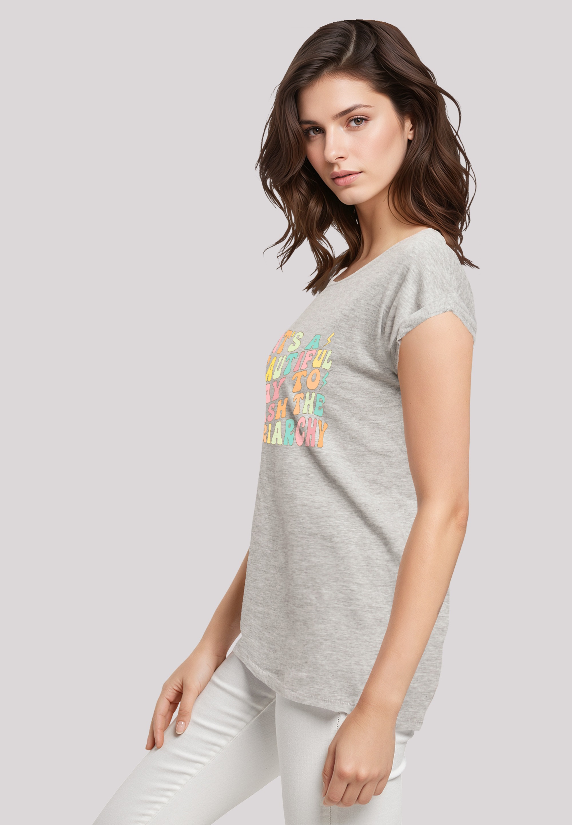 F4NT4STIC T-Shirt »Internationaler Frauentag Girl Power Patriarchat«, Premium Qualität