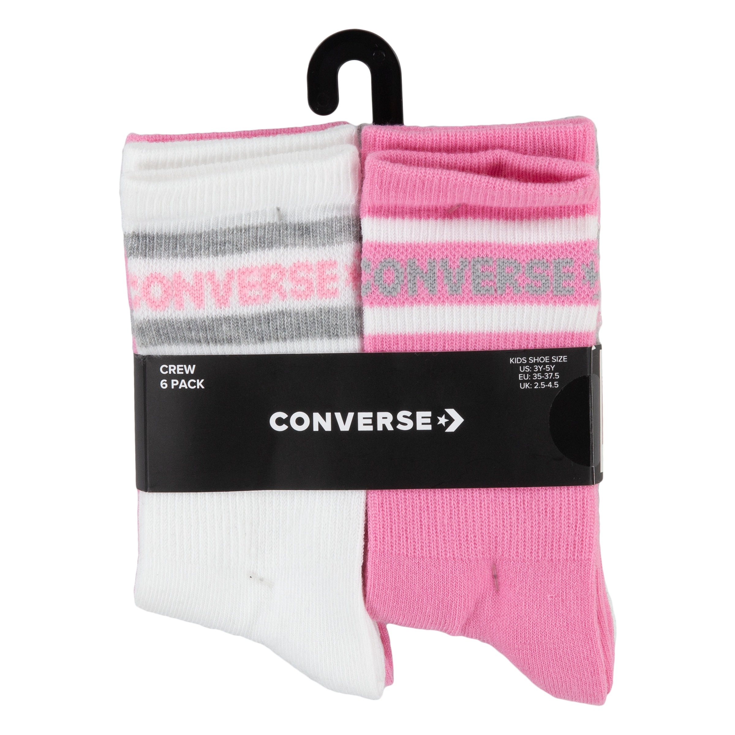Thumbnail - Converse Sportsocken "CHN BASIC WORDMARK CREW 6PK" 6 Stk. tlg. für Kinder und Jugendliche, sportlicher Stil