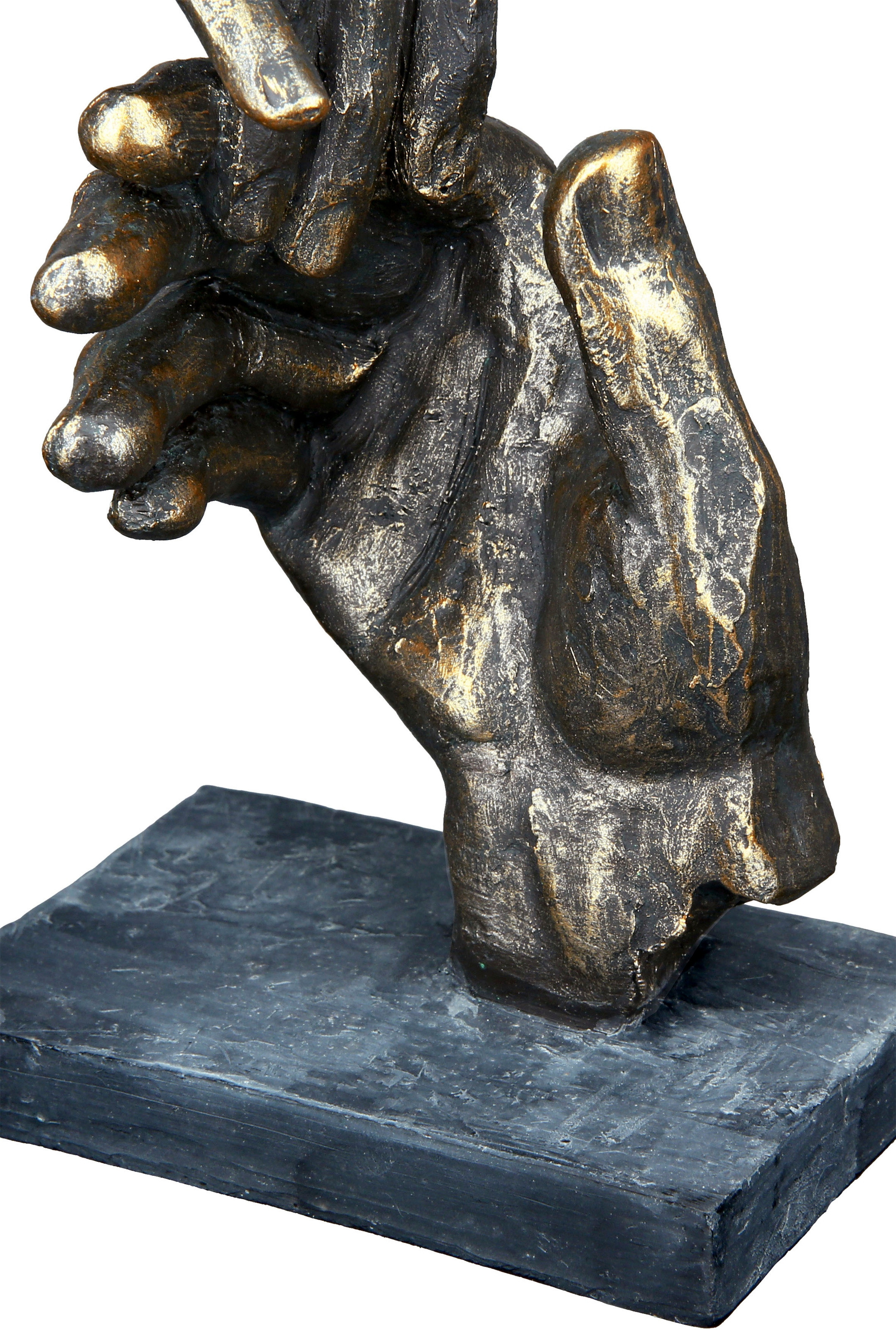 Casablanca | by braun »Skulptur kaufen bronzefarben«, hands, Two Gilde Dekofigur BAUR