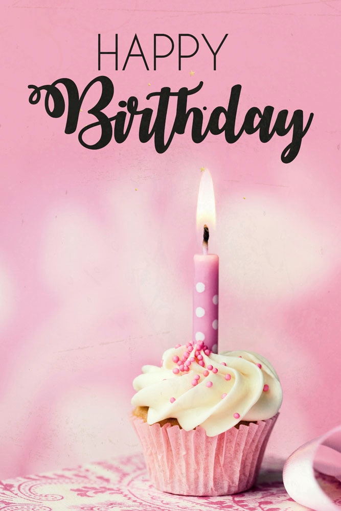 queence Metallbild "Birthday Cupcake" Sprüche 1 Stk. tlg. günstig online kaufen