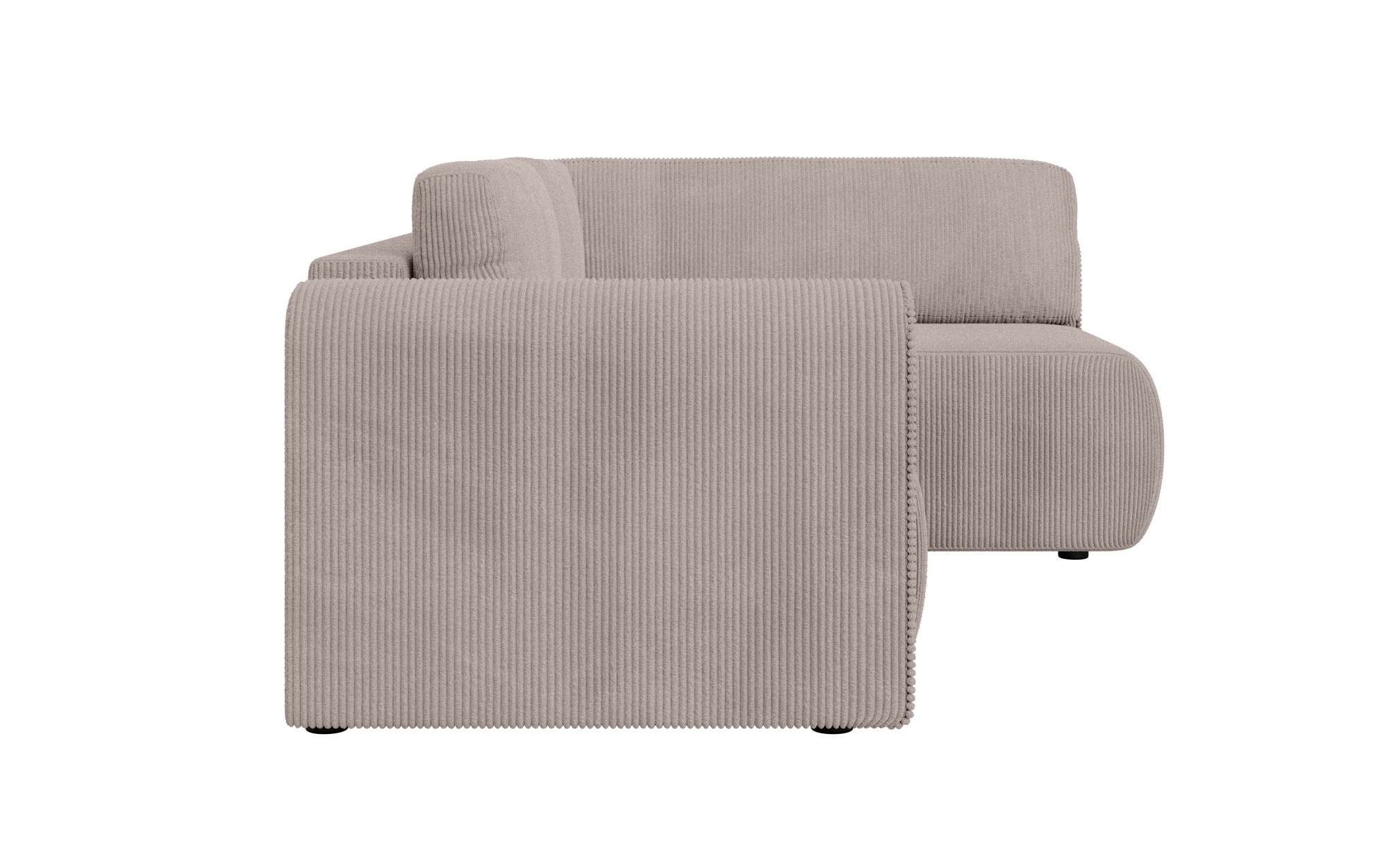 INOSIGN Ecksofa »Zacharia wahlweise Schlafsofa mit Bettkasten, B/T/H 250/166/86 cm«, L-Form mit Wellenunterfederung, Ottomane rechts oder links bestellbar