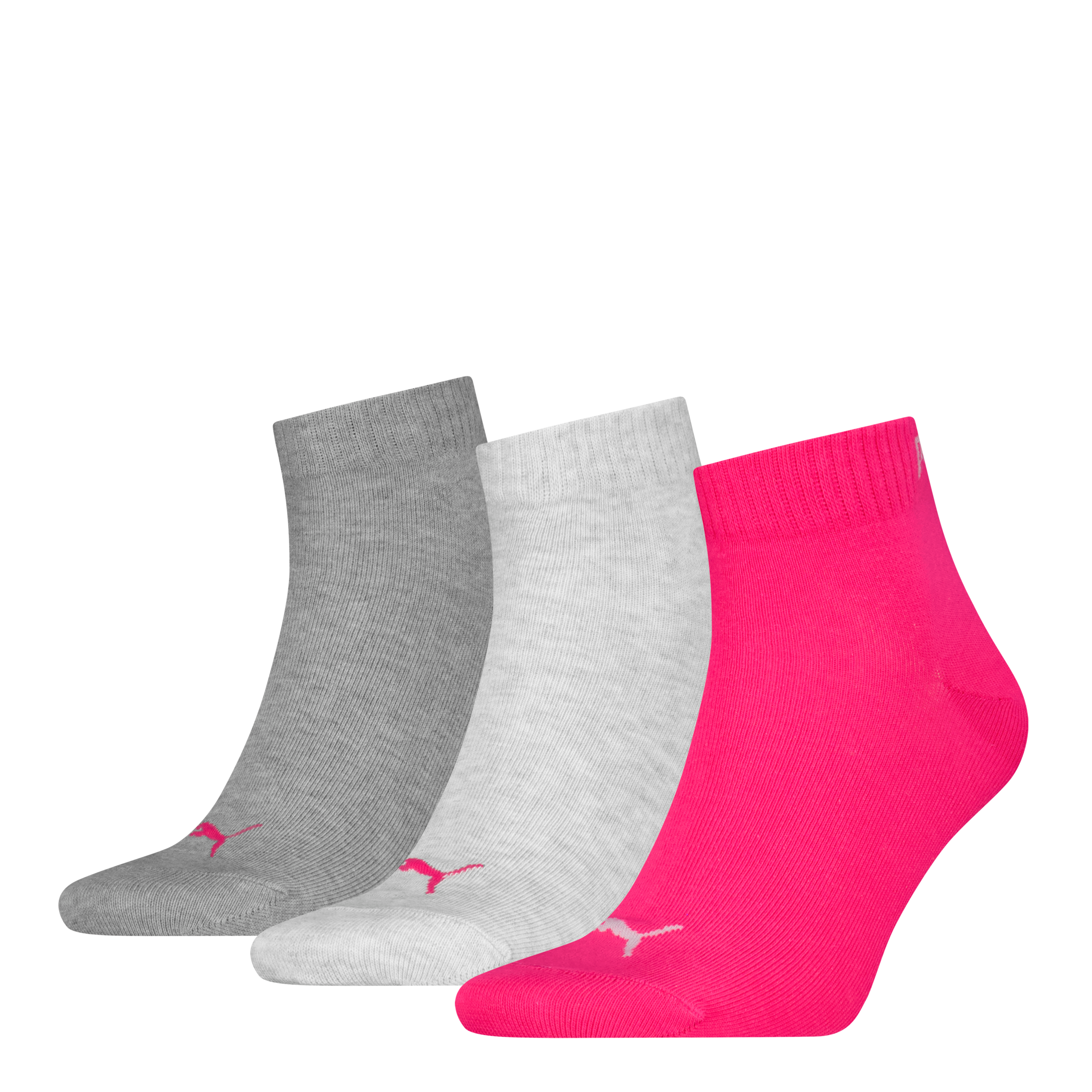 PUMA Kurzsocken "PUMA UNISEX QUARTER PLAIN 3P" 3 Paar, 3 Paar tlg. mit klei günstig online kaufen