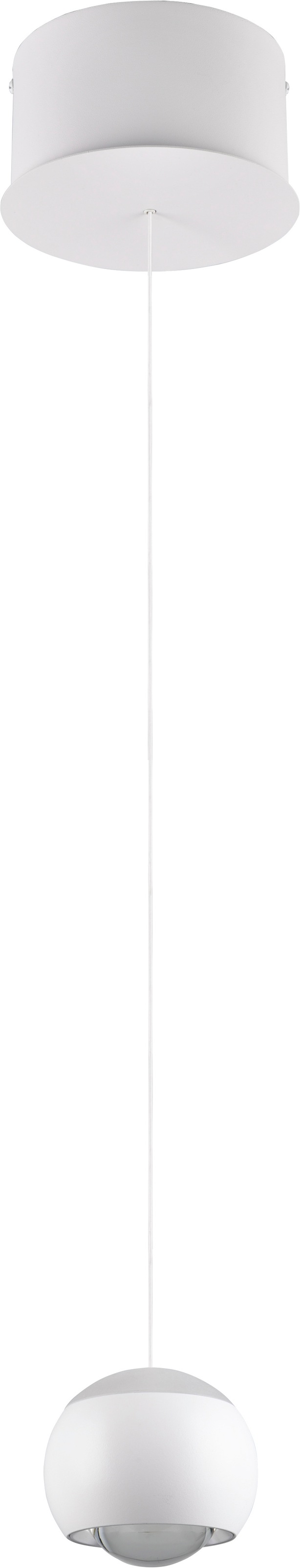 Musterring LED Pendelleuchte »CANNON, 1-flammige LED Hängelampe 5W 500Lumen 2300-4000K CCT« LED-Board 1 Stk. Farbwechsler | warmweiß - kaltweiß mit Fernbedienung, stufenlos höhenverstellbar max 195cm dimmbar Memory
