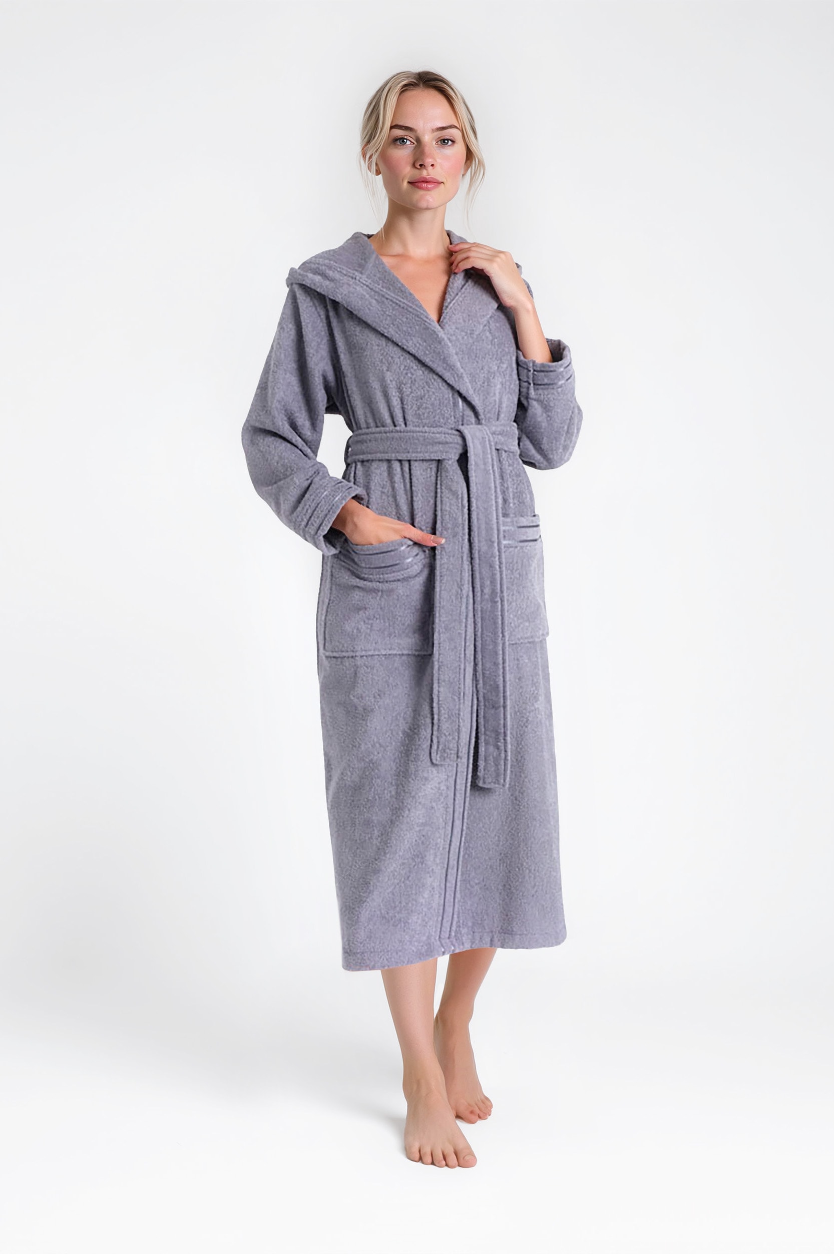 Bruno Banani Damenbademantel "Clement, ideal für Sauna & Spa, Hotelbademant günstig online kaufen