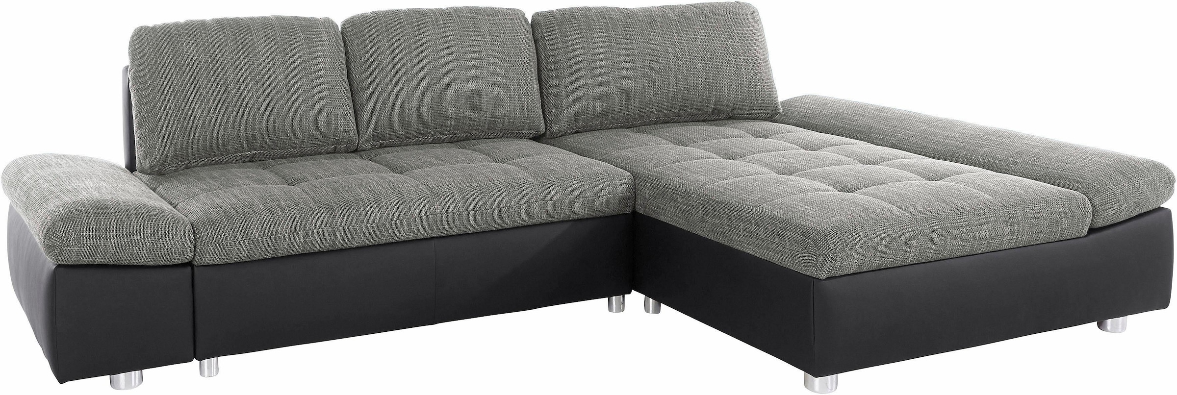 sit&more Ecksofa "Bergamo L-Form", wahlweise mit Bettfunktion, Bettkasten u günstig online kaufen