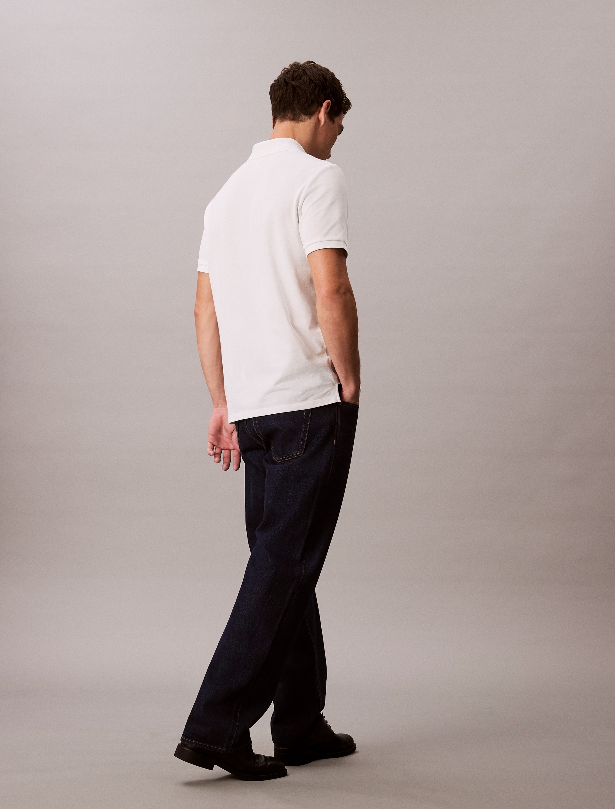 Calvin Klein Jeans Poloshirt »SS CASUAL PIQUE CLASSIC POLO«, Mit Rundhalsausschnitt