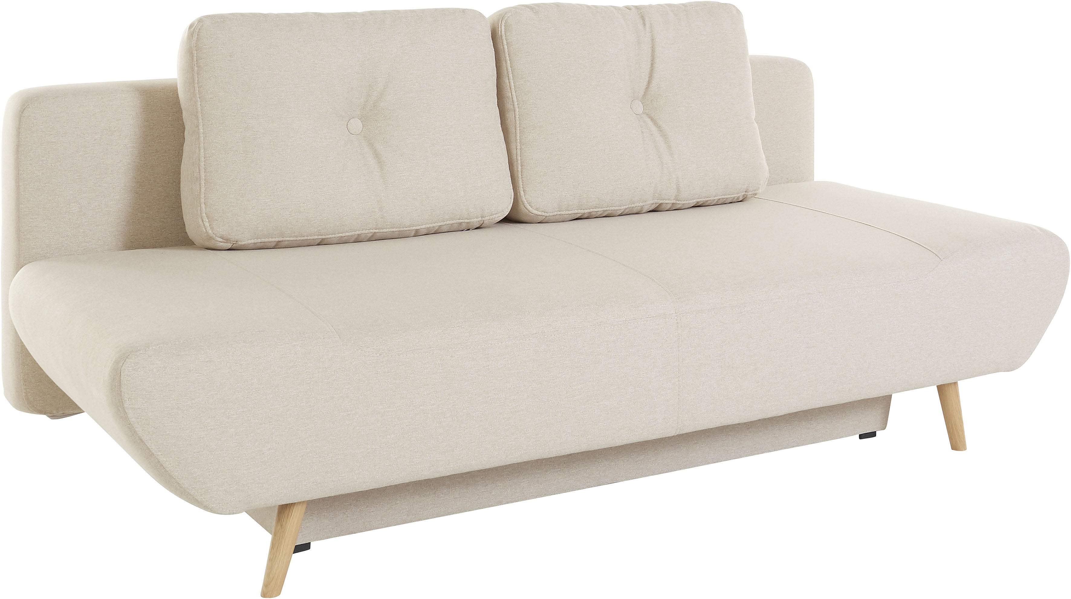 Thumbnail - Home affaire Schlafsofa "Segmon" einfach in ein bequemes Bett umwandeln, inklusive Bettkasten