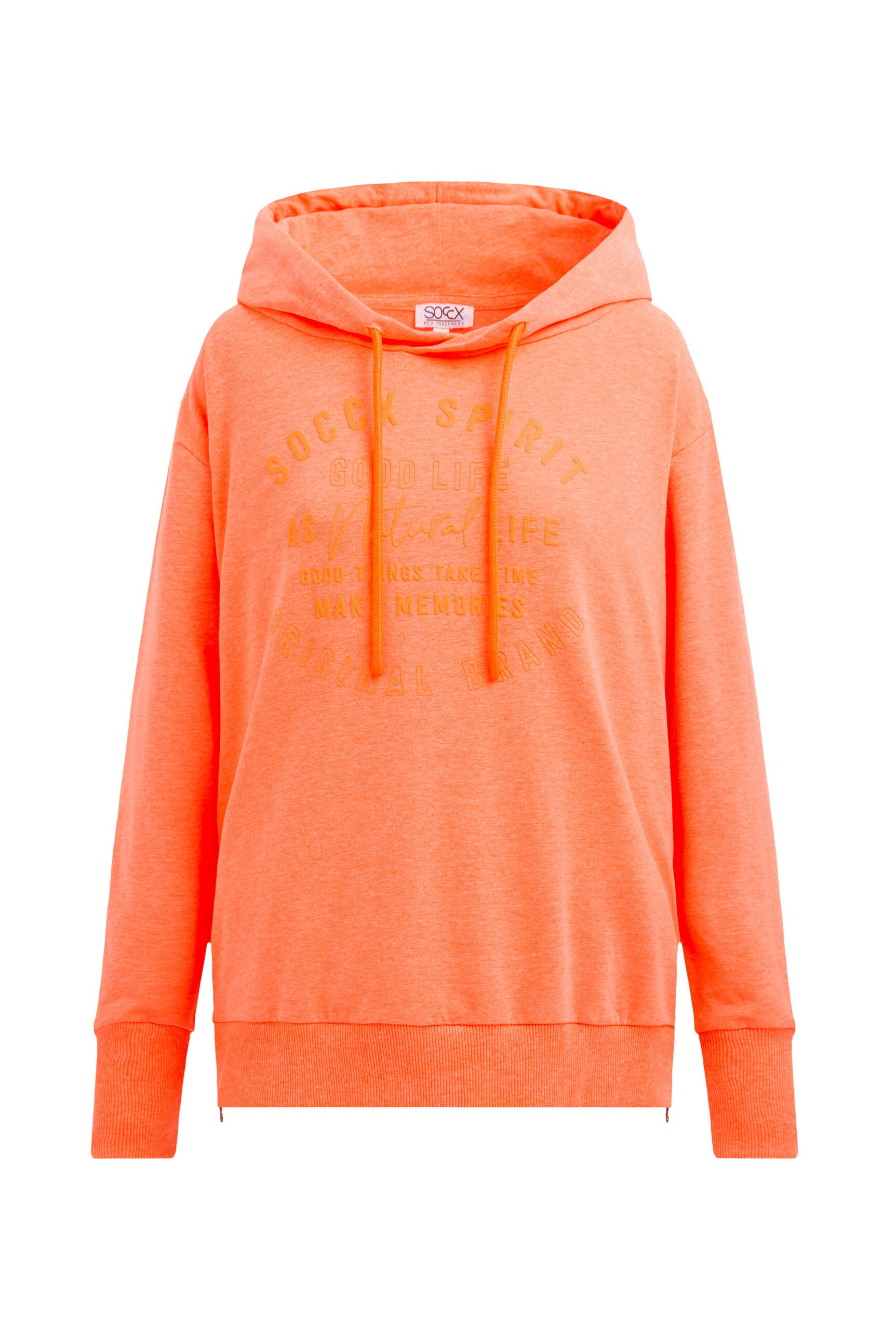 SOCCX Kapuzensweatshirt, mit Reißverschluss an den Seiten günstig online kaufen