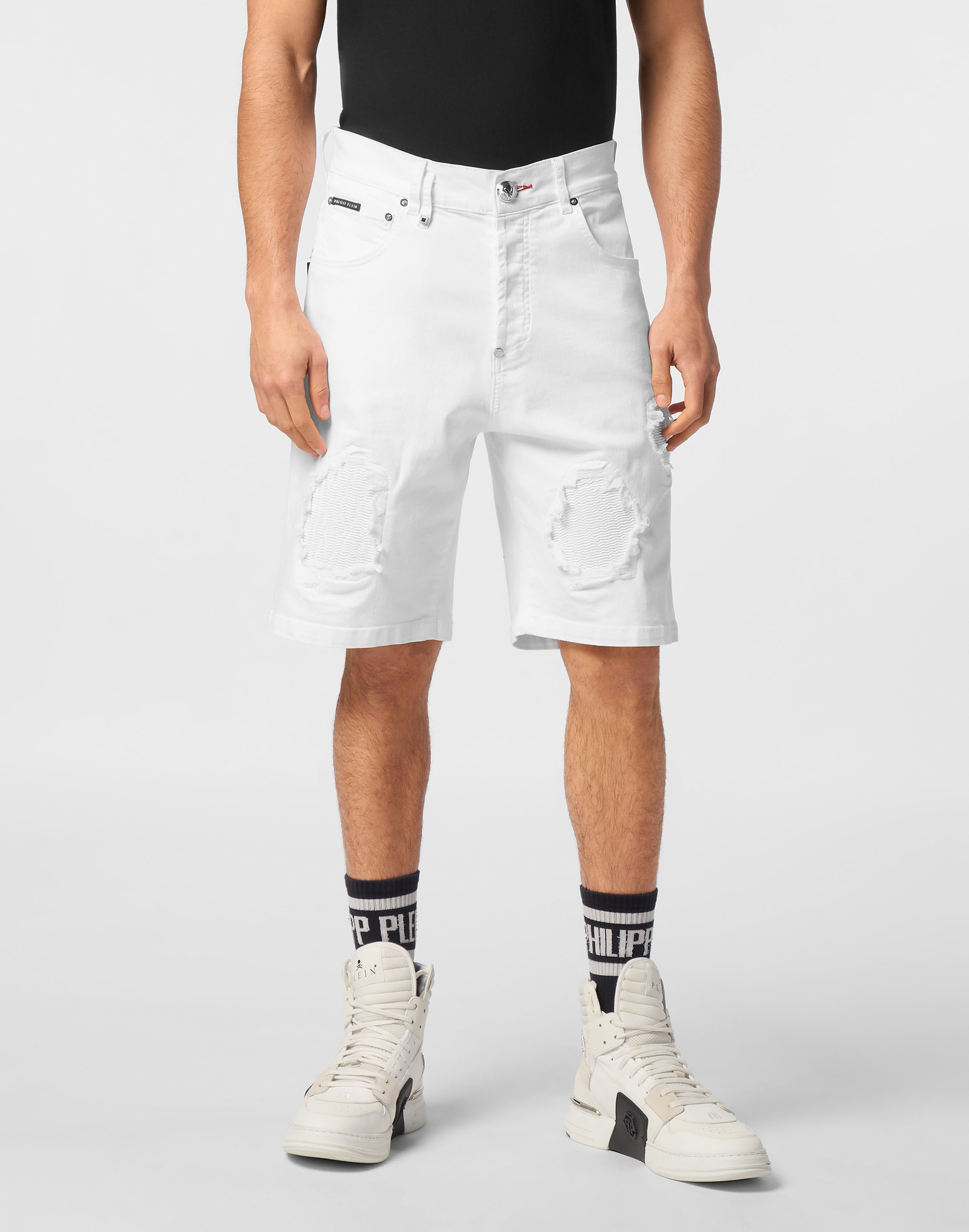 PHILIPP PLEIN Shorts »Jeansshorts«