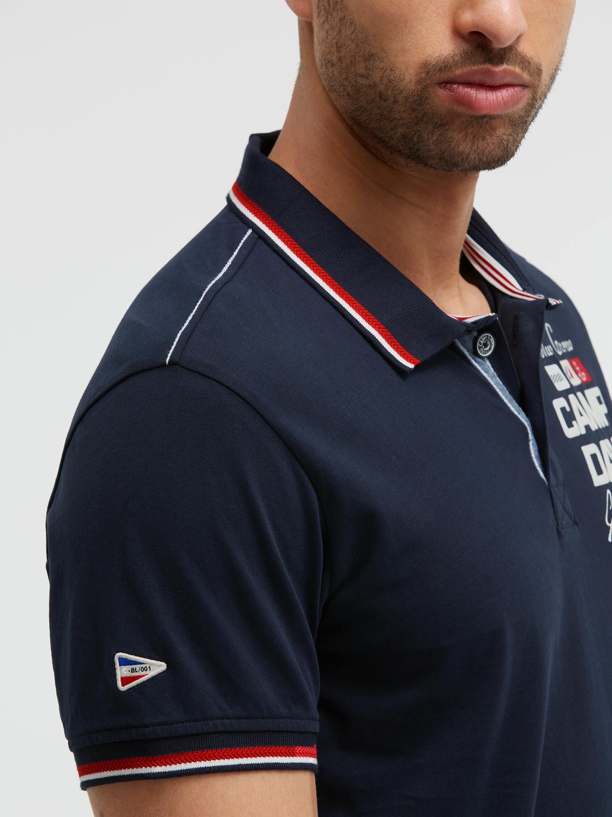 CAMP DAVID Poloshirt aus Baumwolle
